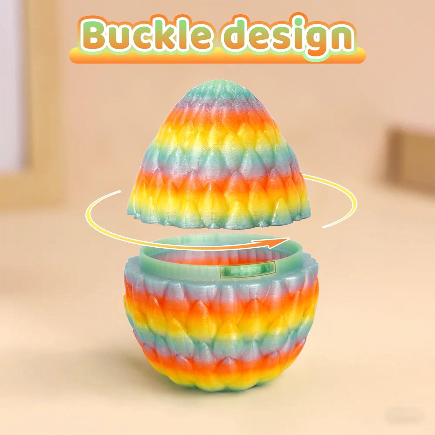 Huevo de Dragón 3D Flavery con Dragón Articulado 30.48 cm