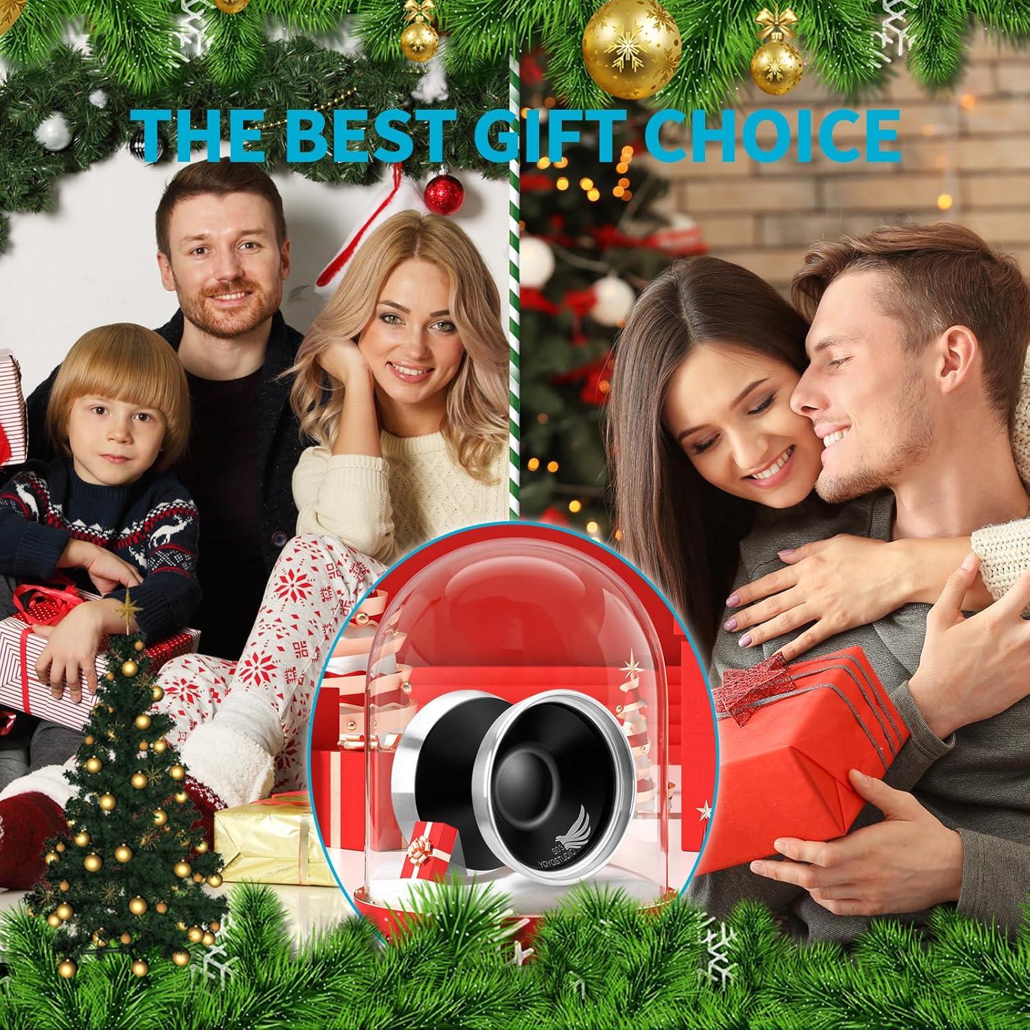 Yoyo Profesional Bi-Metal YOYOSTUDIO S03 Negro Plata