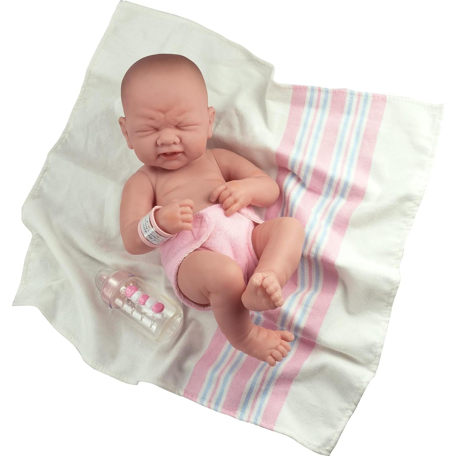 Muñeca de Bebé Real JC Toys La Newborn Primer Llanto 35.5cm