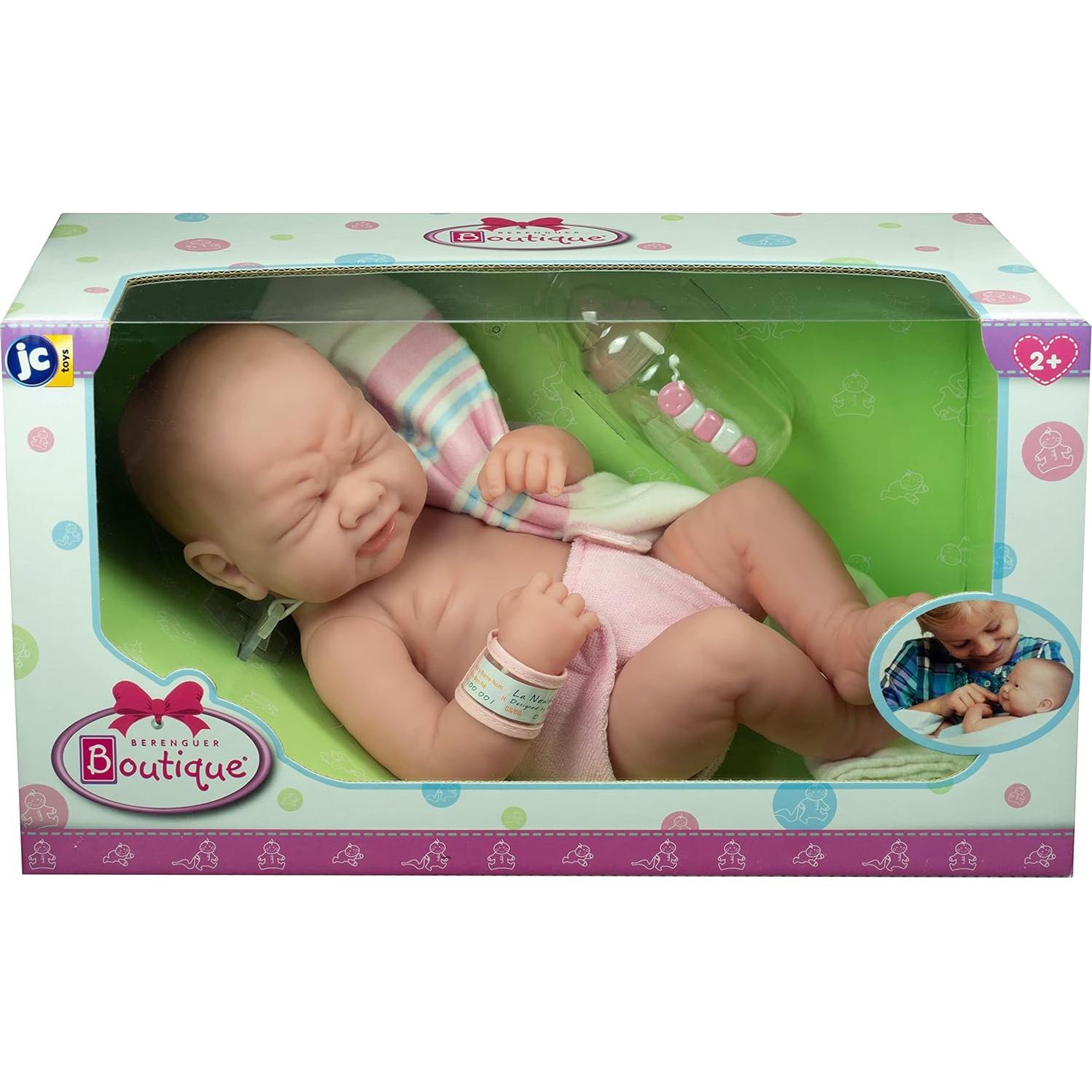 Muñeca de Bebé Real JC Toys La Newborn Primer Llanto 35.5cm