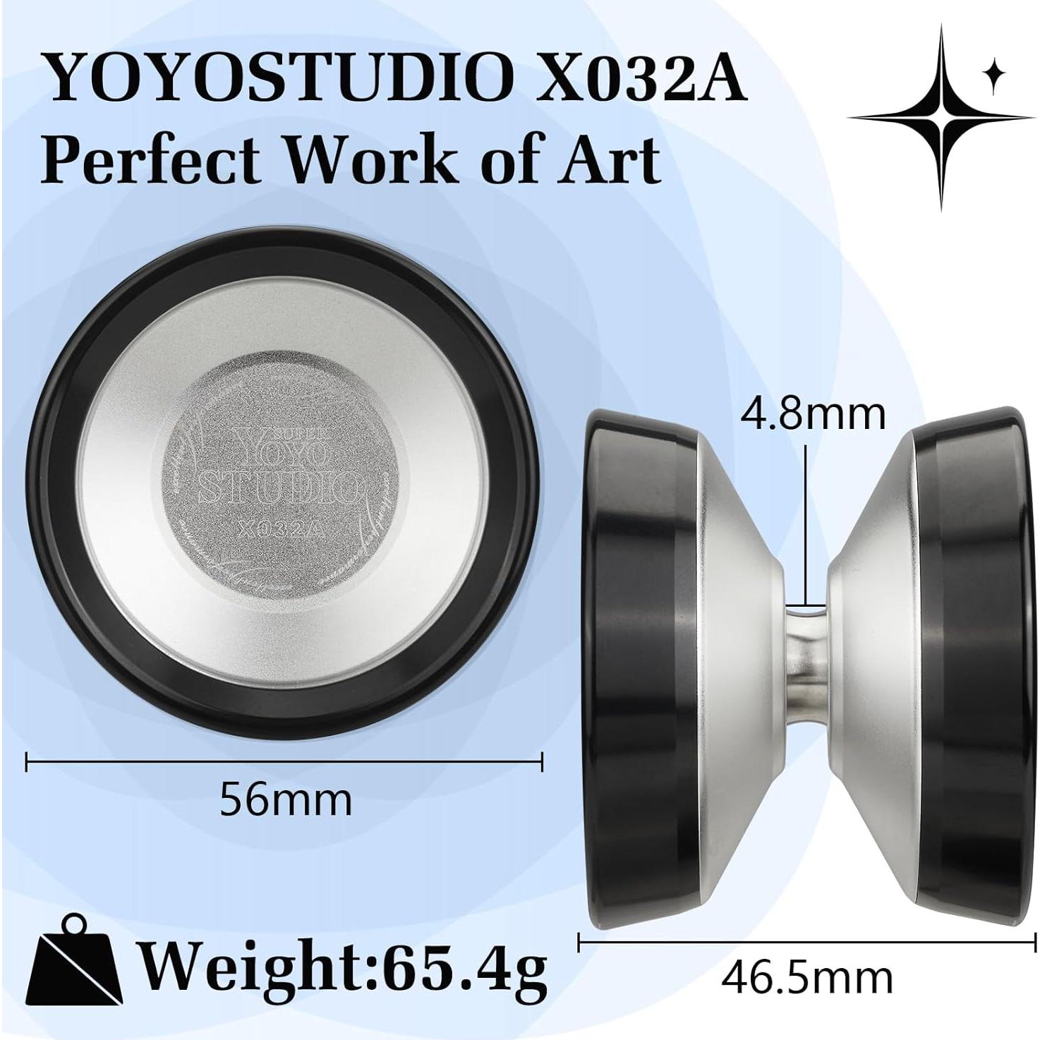 Yoyo Profesional YOYOSTUDIO X032A con Anillos de Aluminio