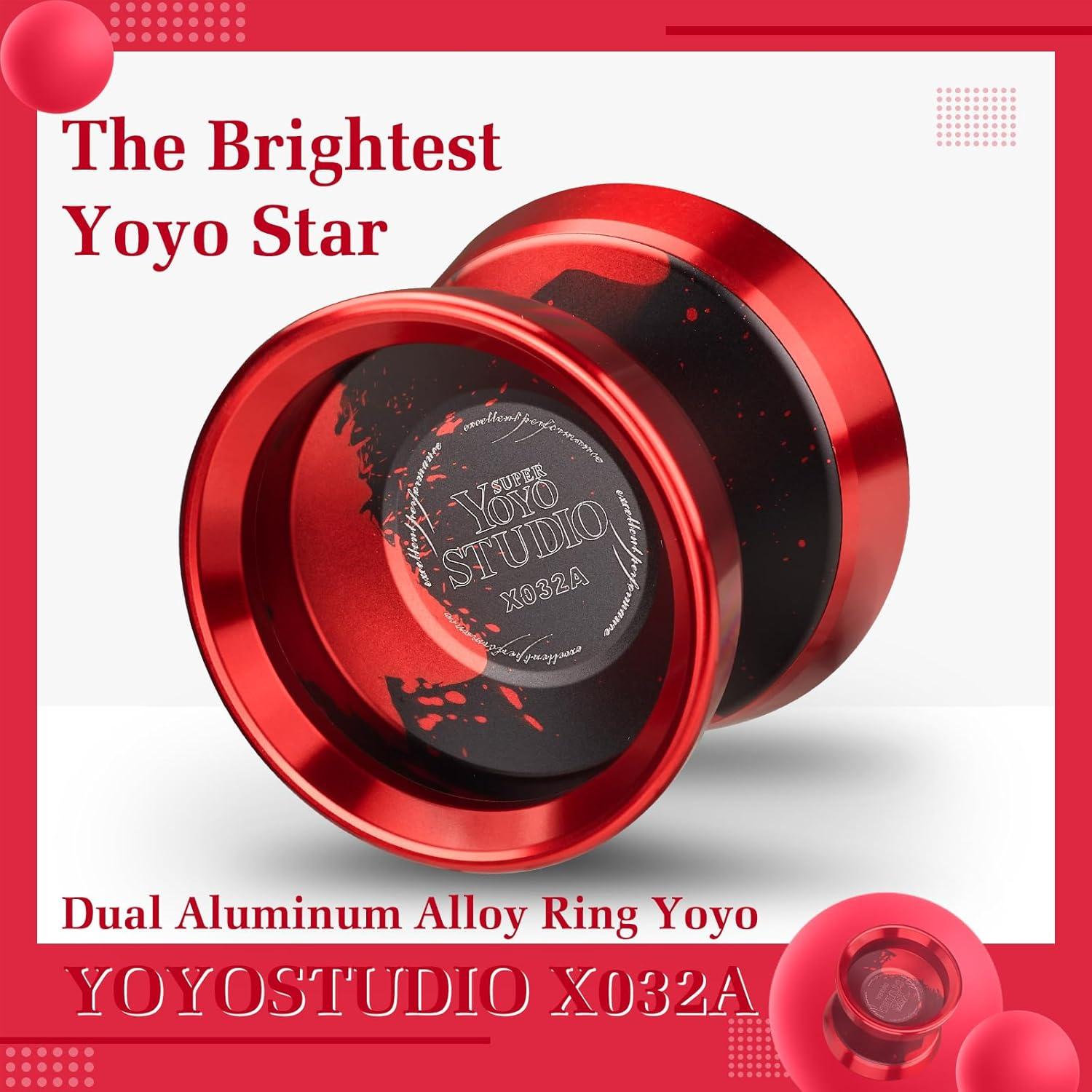 Yoyo Profesional YOYOSTUDIO X032A Metal con Anillos Duales