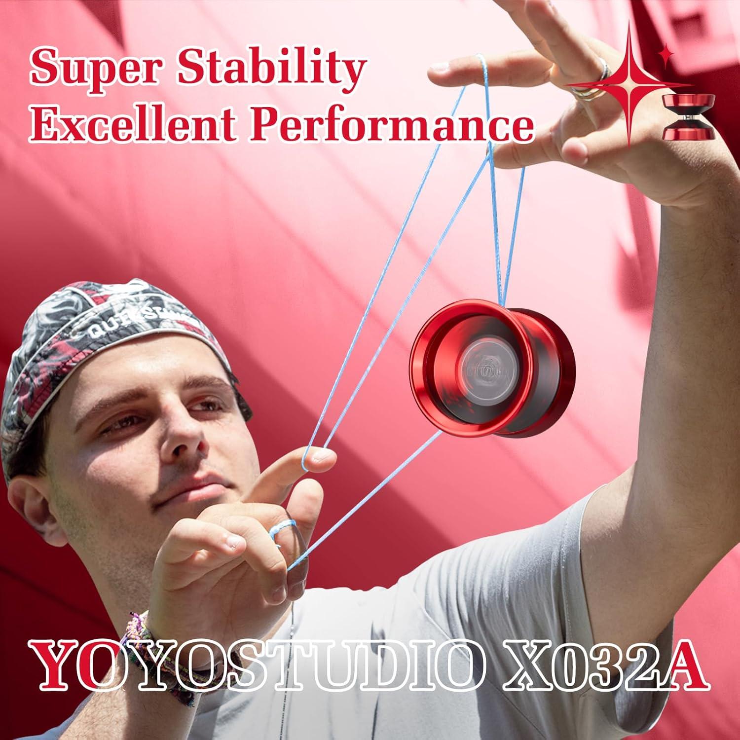 Yoyo Profesional YOYOSTUDIO X032A Metal con Anillos Duales