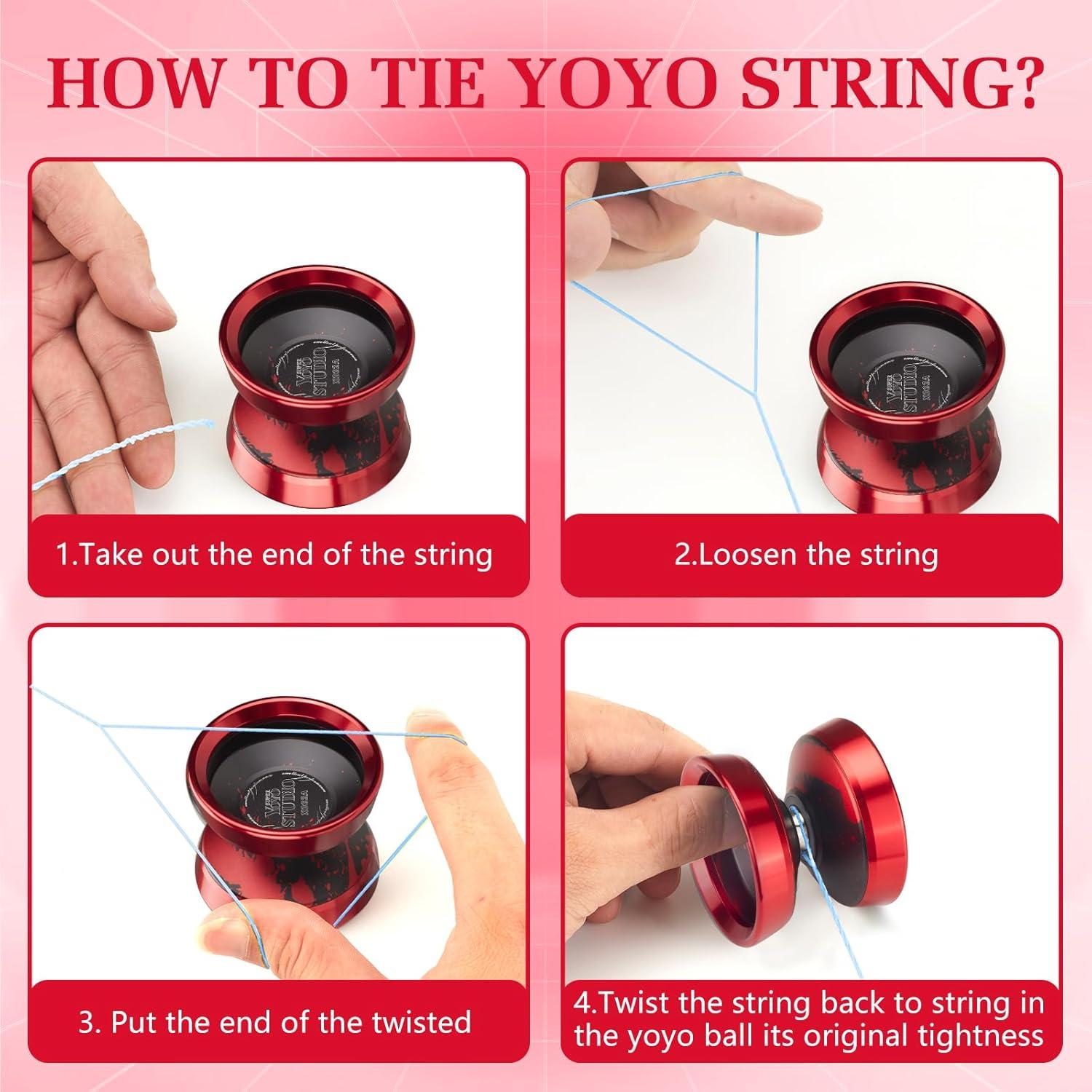 Yoyo Profesional YOYOSTUDIO X032A Metal con Anillos Duales