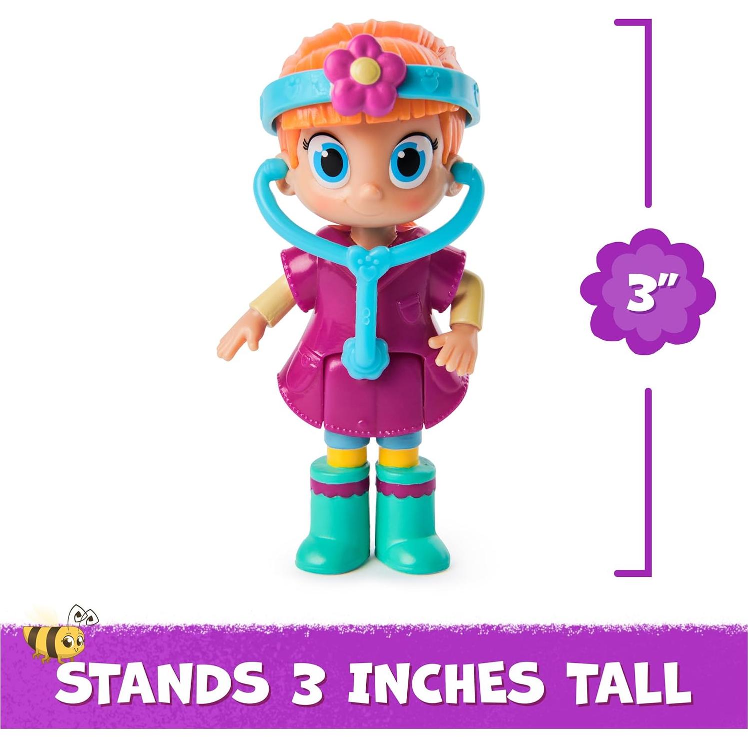 Vida la Veterinaria Set de Juego con 5 Figuras y Accesorios