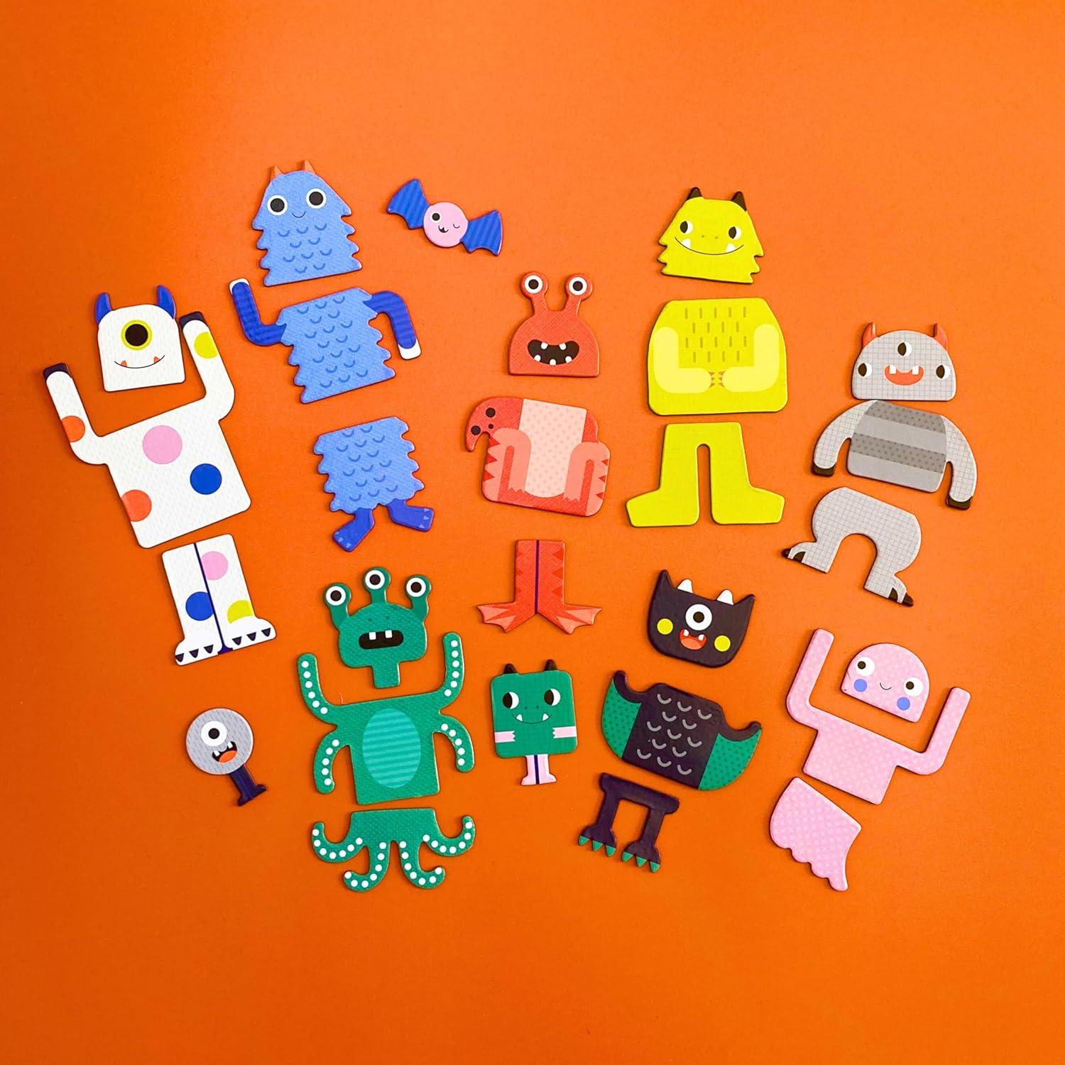 Juego Magnético Petit Collage Monstruos 27 Piezas 3+