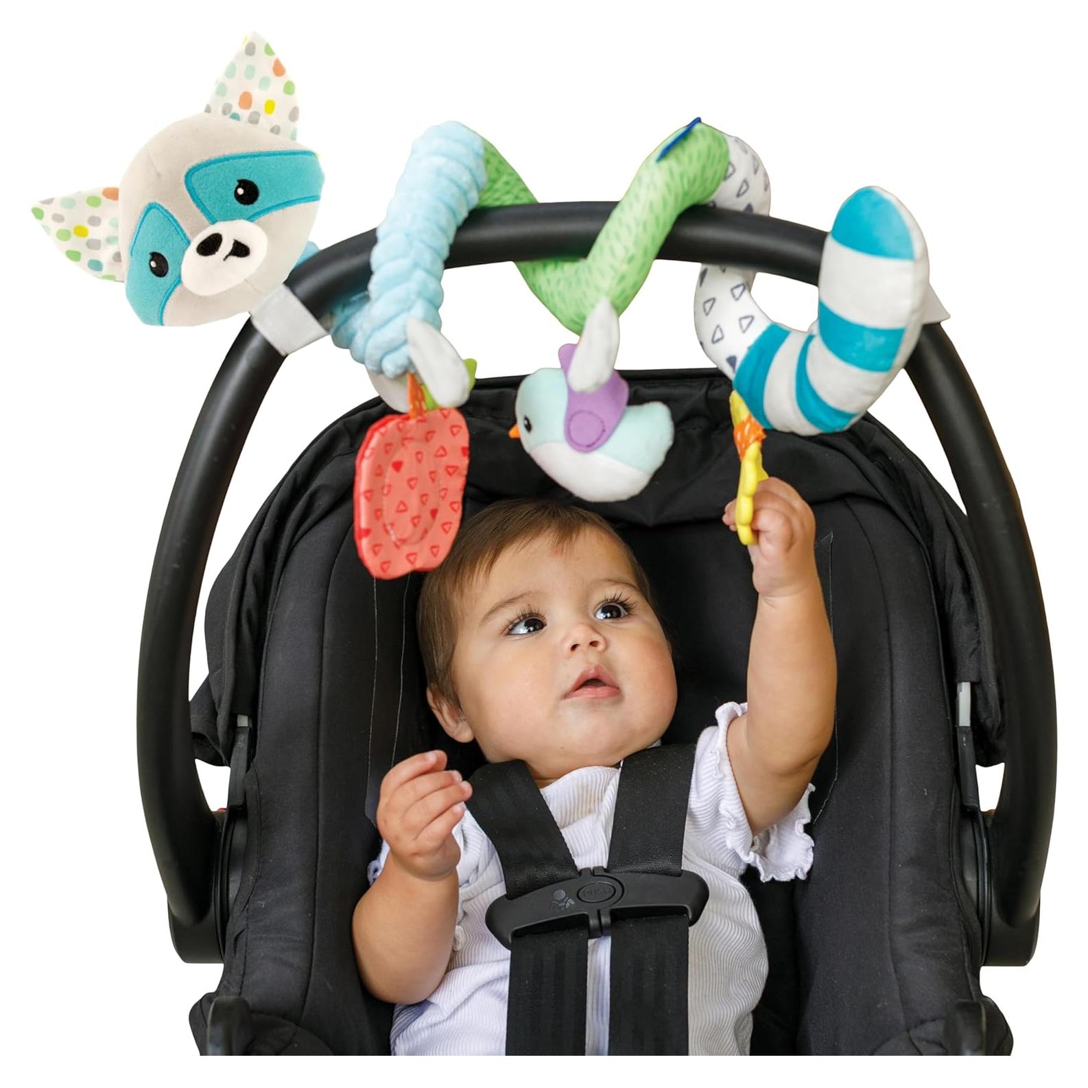 Juguete de Actividad Espiral Infantino Mapache Azul 0-3 Años