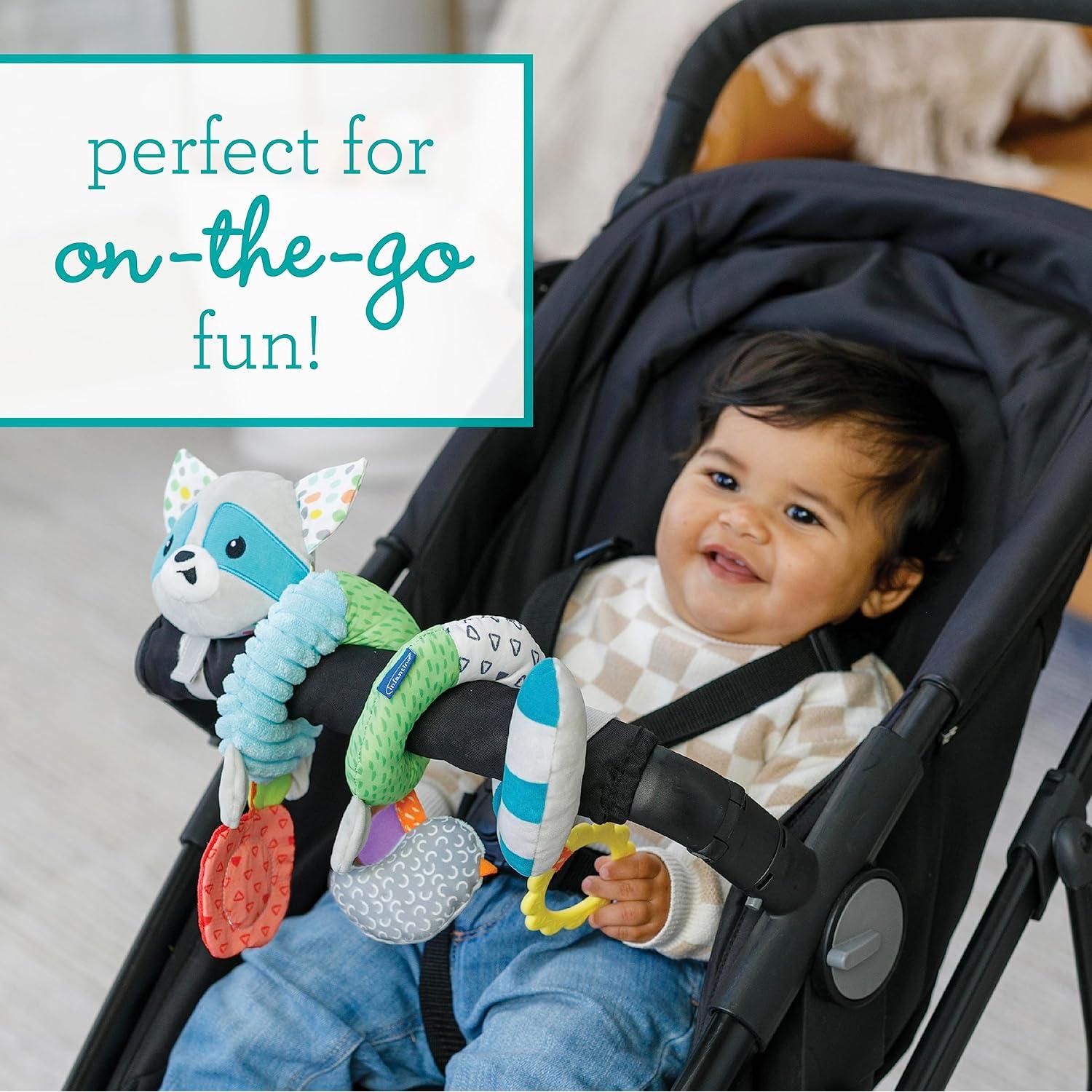 Juguete de Actividad Espiral Infantino Mapache Azul 0-3 Años