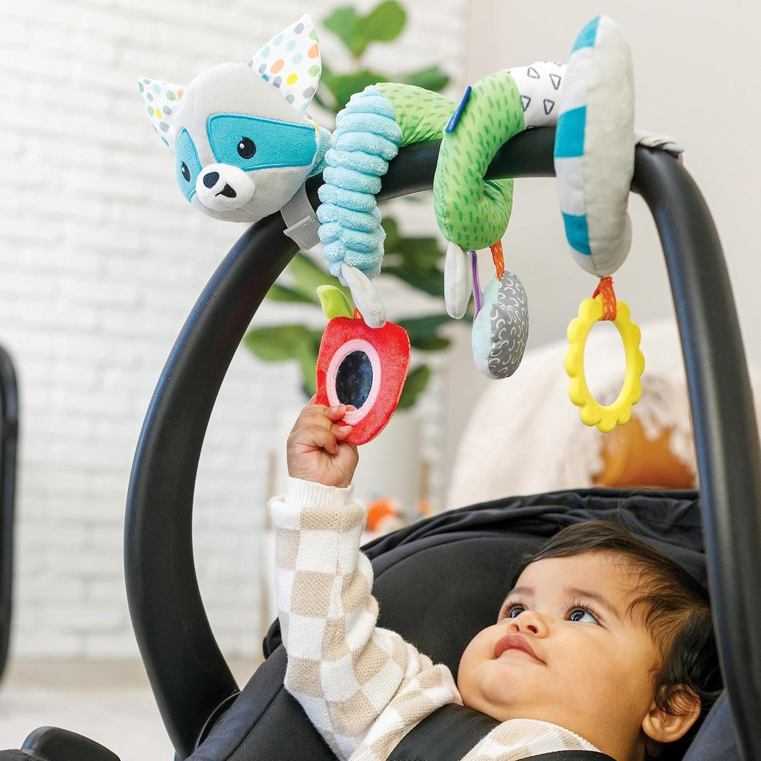 Juguete de Actividad Espiral Infantino Mapache Azul 0-3 Años