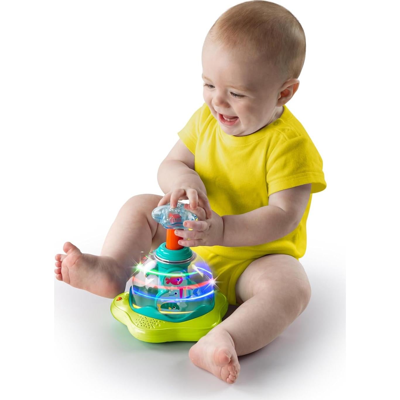 Girador Musical Bright Starts Presiona y Brilla 16x16cm