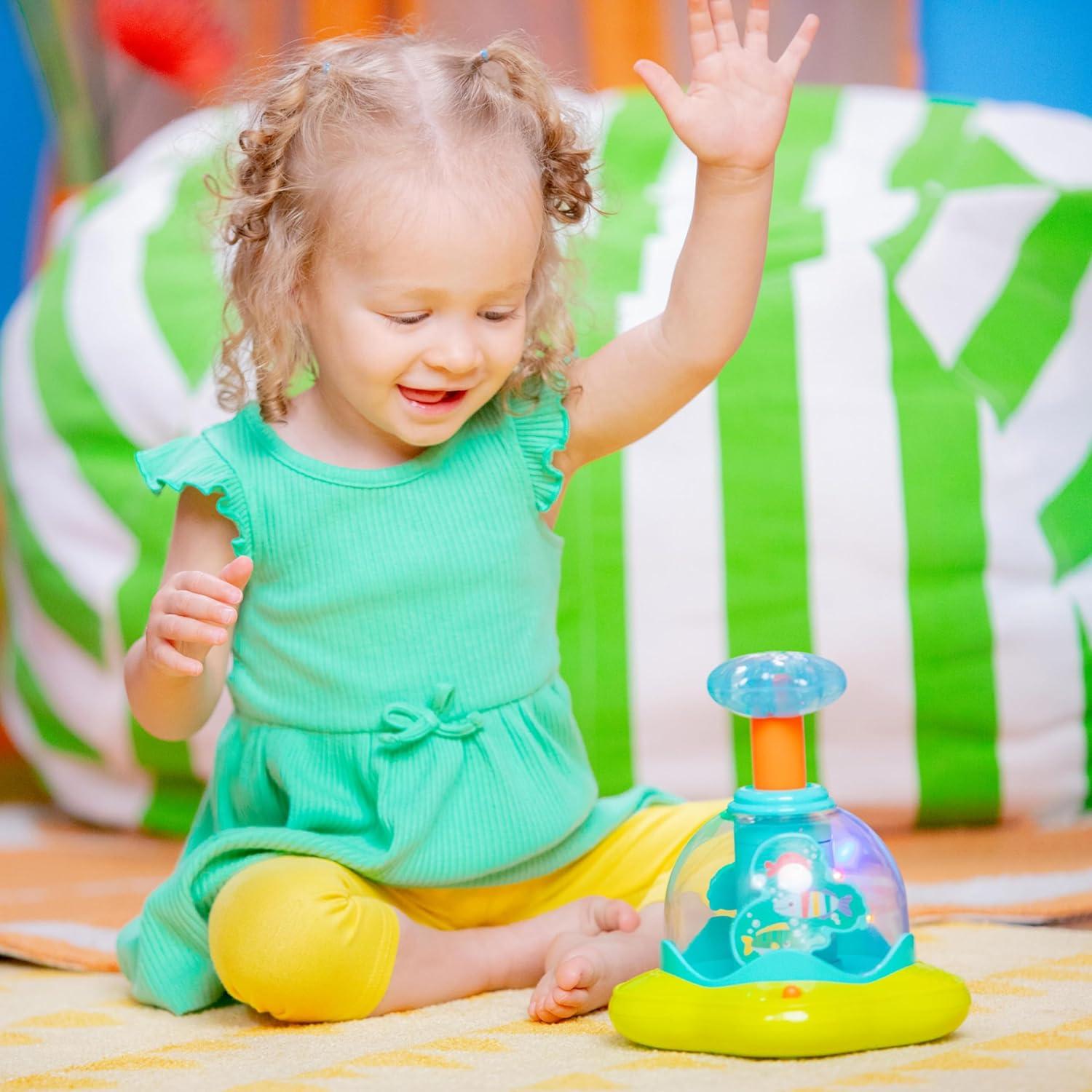 Girador Musical Bright Starts Presiona y Brilla 16x16cm