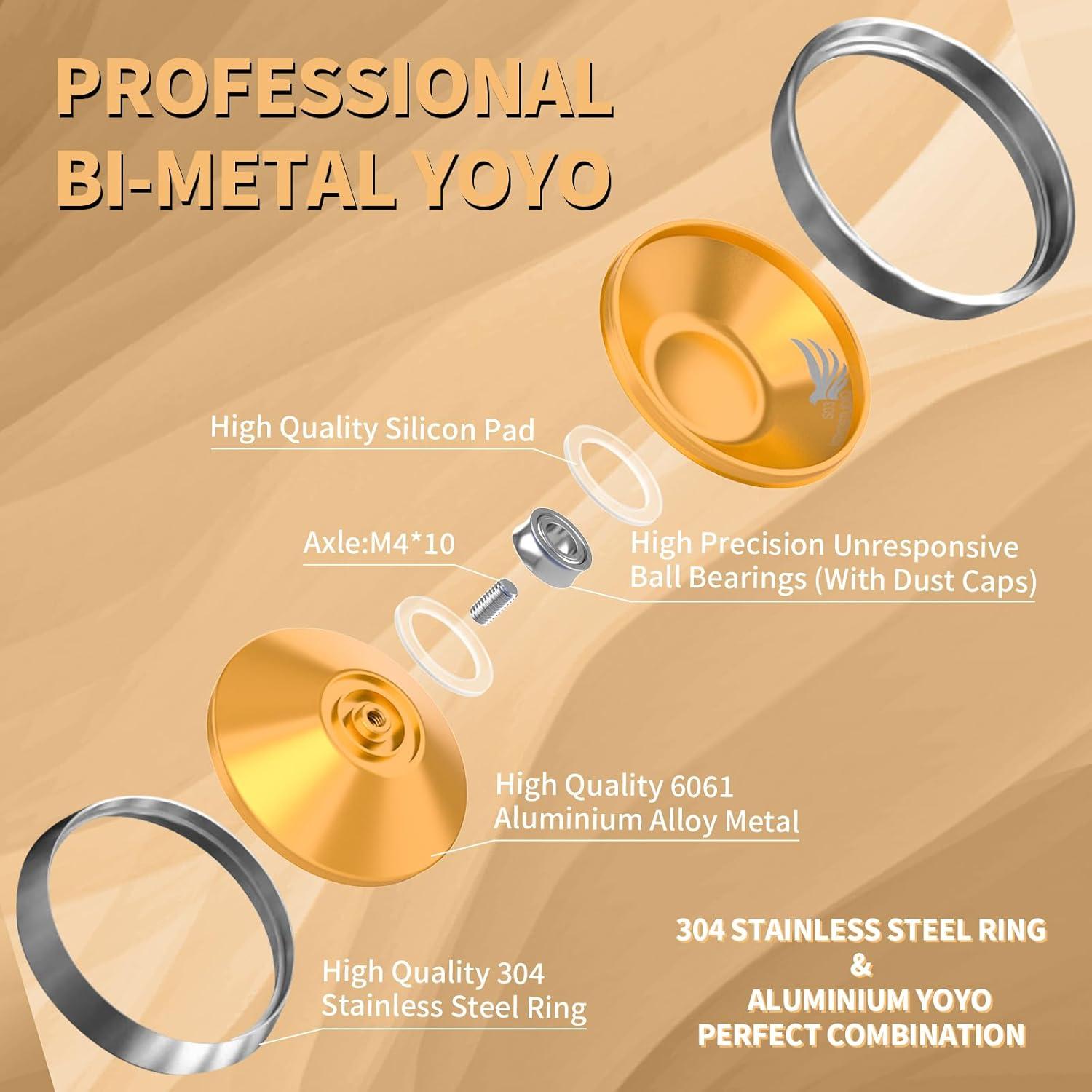 Yoyo Bi-Metal S03 YOYOSTUDIO Profesional para Trucos