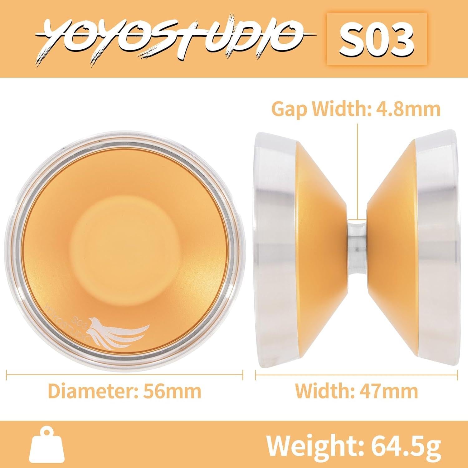 Yoyo Bi-Metal S03 YOYOSTUDIO Profesional para Trucos
