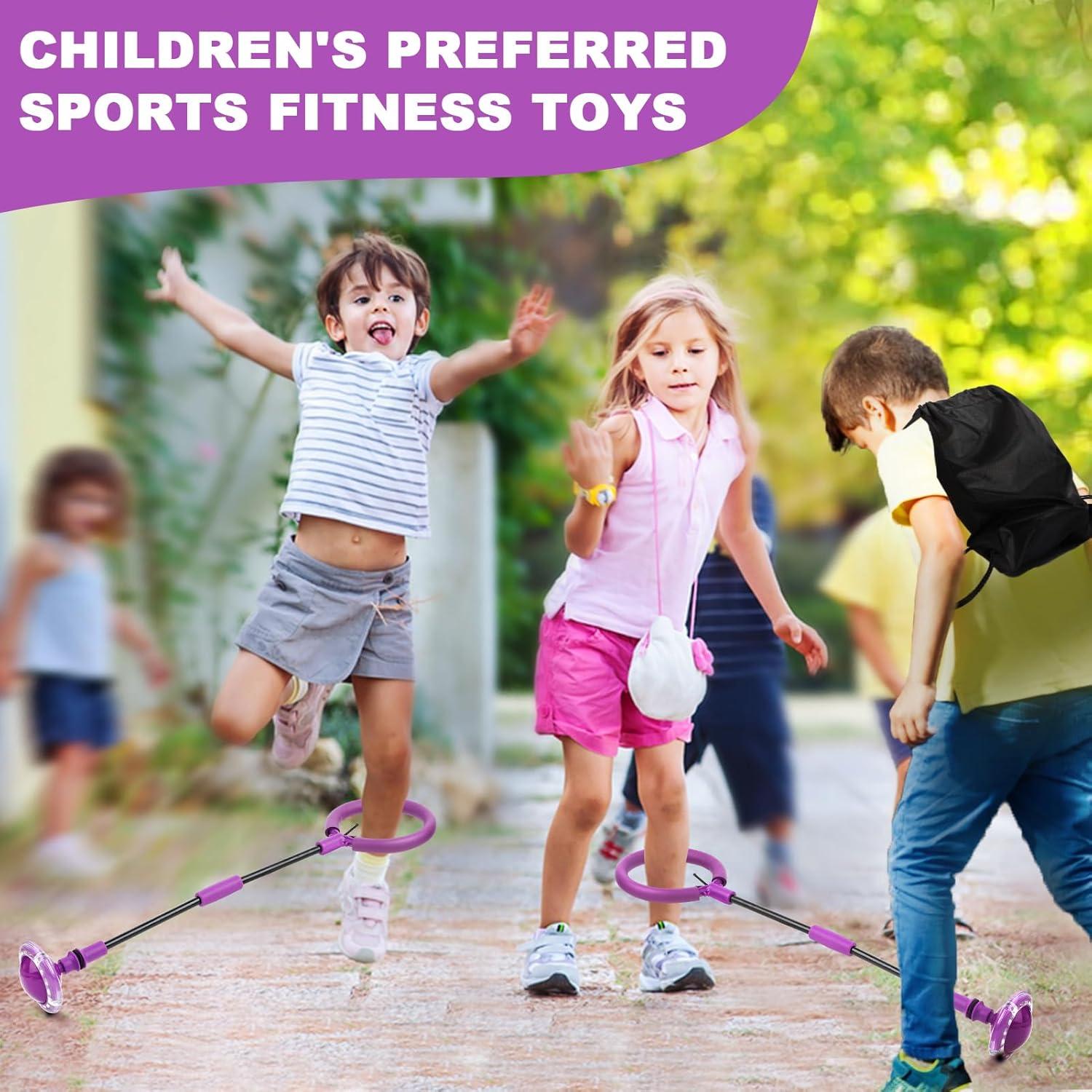 Pelota Saltarina VITTYL Púrpura Plegable para Niños y Adultos