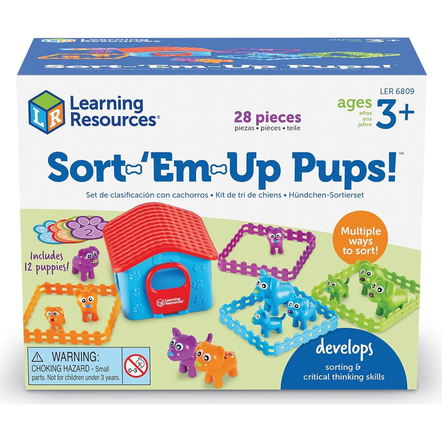 Juego de Clasificación Perros Recursos de Aprendizaje 28 Piezas