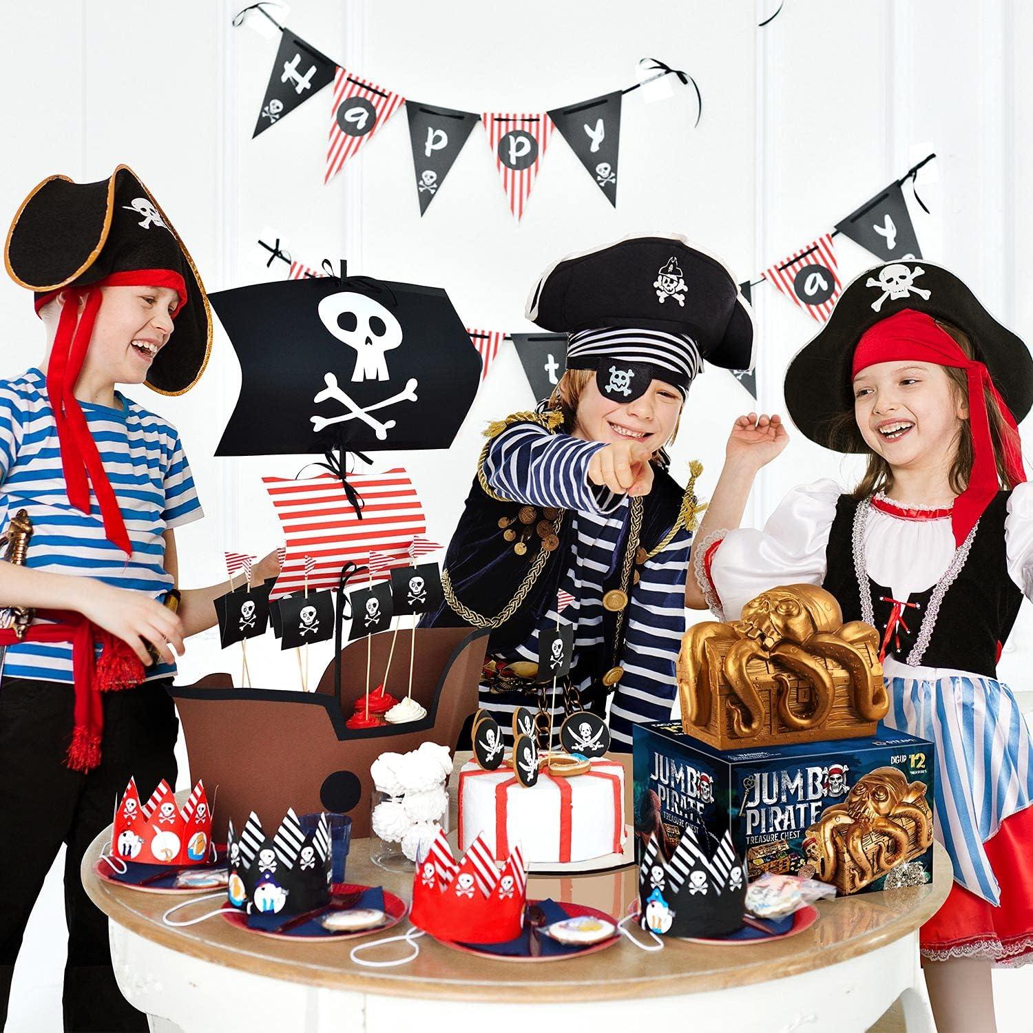 Kit de Excavación Pirata Jumbo XXTOYS - 12 Tesoros y Cofre