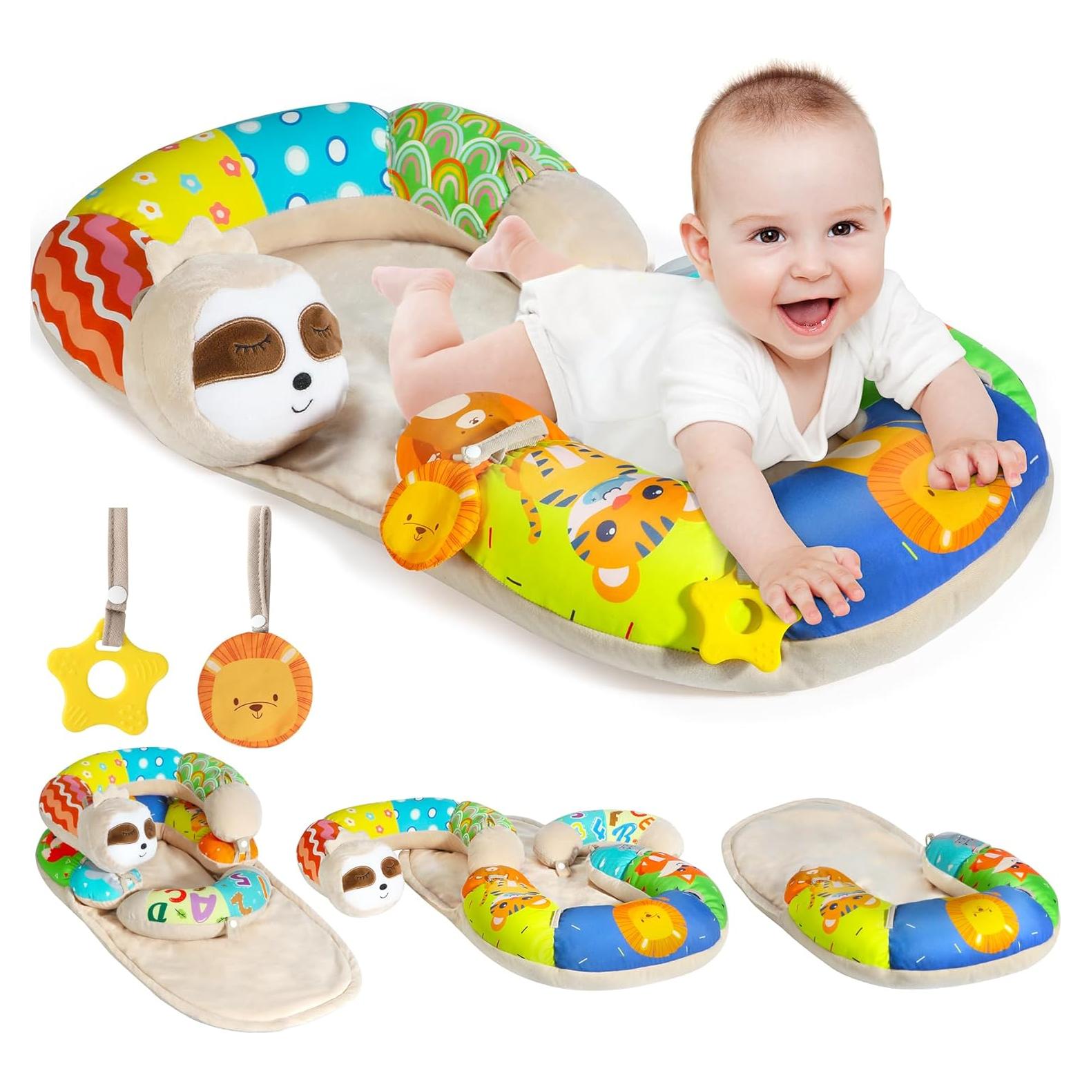 Alfombra 4 en 1 URMYWO para Bebés - Soporte Boca Abajo y Sentado