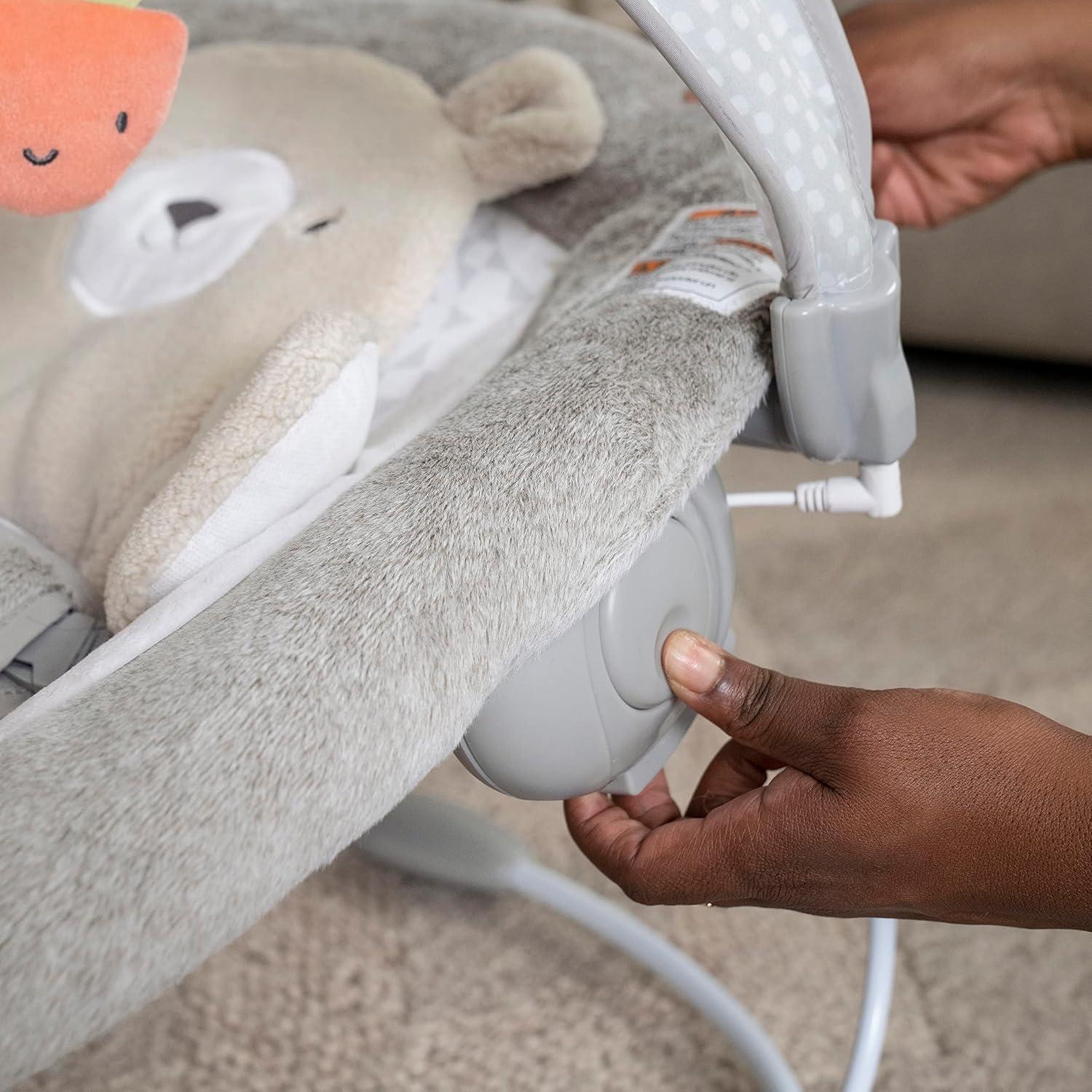 Asiento de Rebote Ingenuity InLighten Nate para Bebés 0-6 Meses