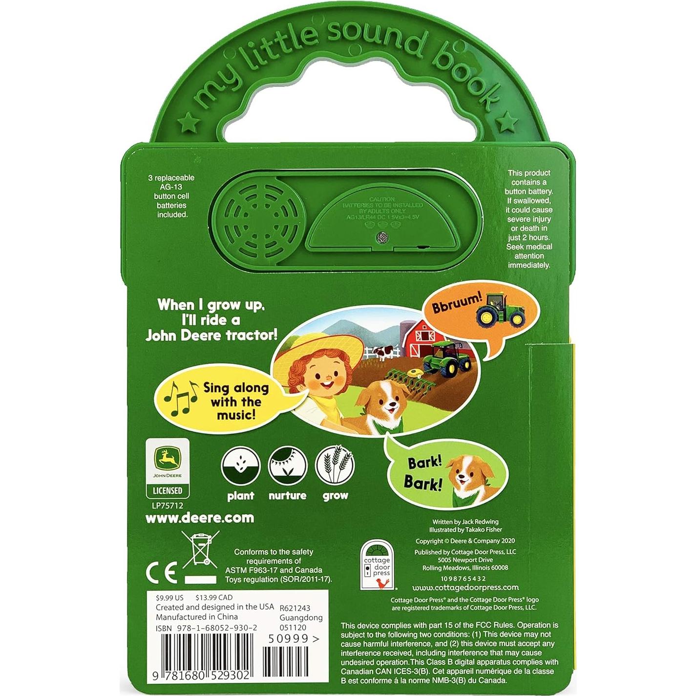 When I Grow Up I Want to Be a Farmer 3-Button John Deere Sound Book John Deere Sound Book for Babies and Toddlers (John Deere: My Little Sound Book)