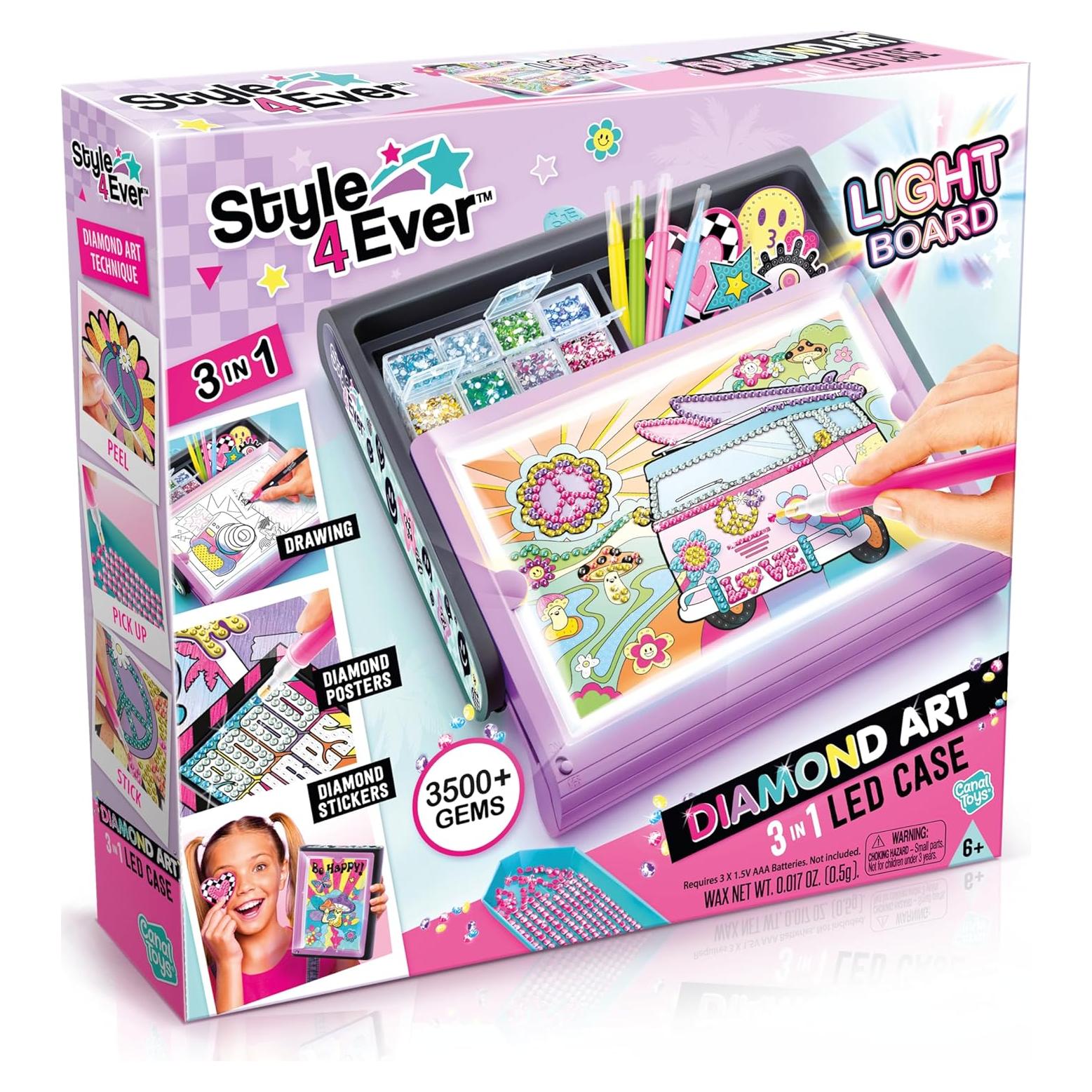 Estudio de Arte de Diamantes Canal Toys Estilo 4 3 en 1