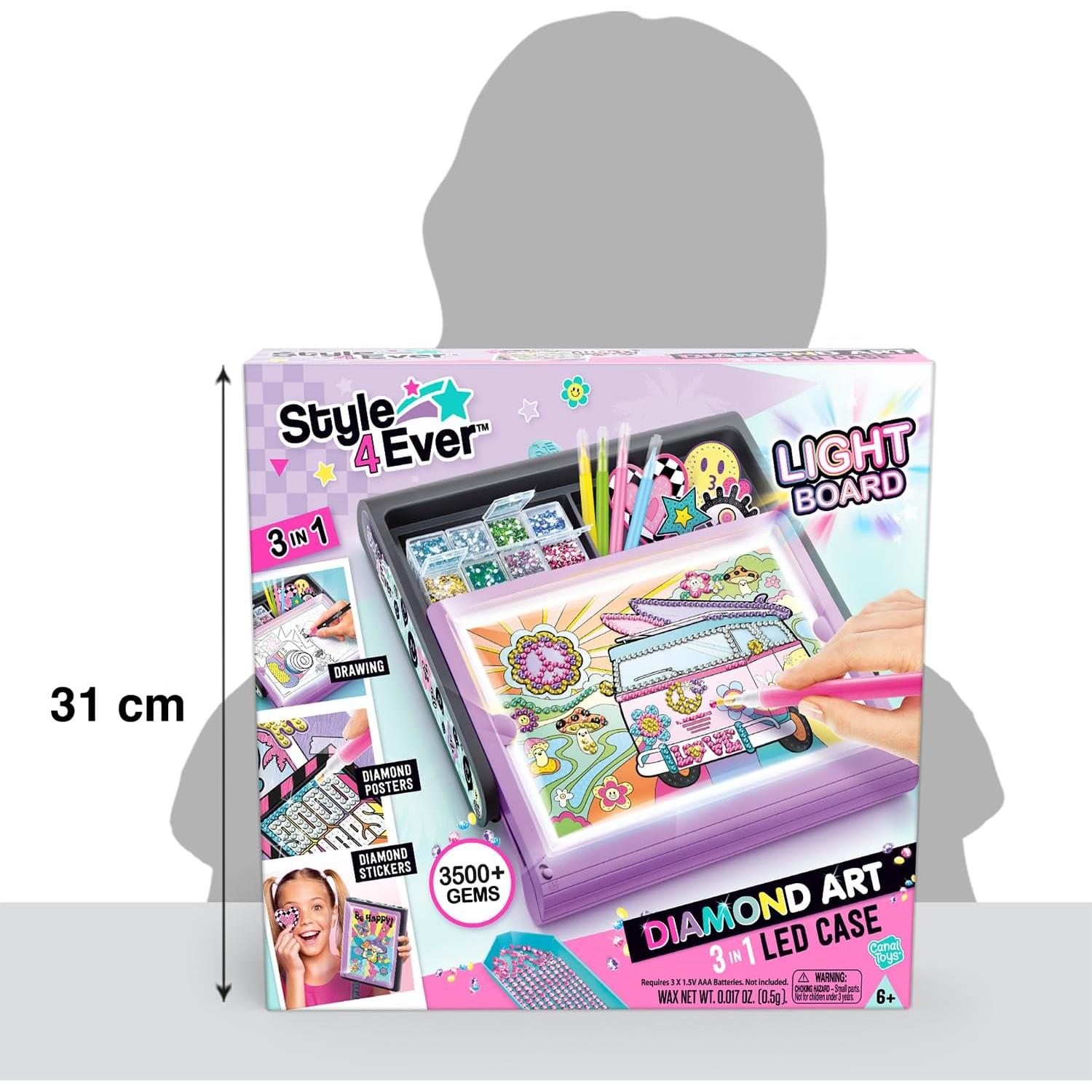 Estudio de Arte de Diamantes Canal Toys Estilo 4 3 en 1