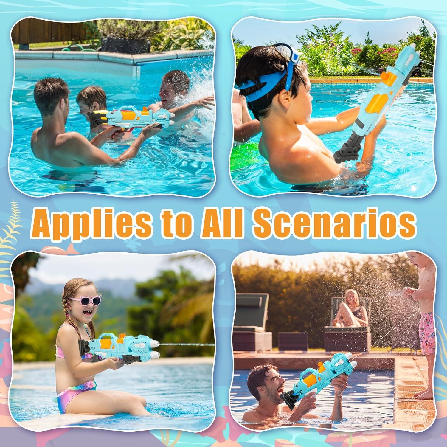 Pistola de Agua Automática OULAIZ 700ml 12m Alcance Juguete