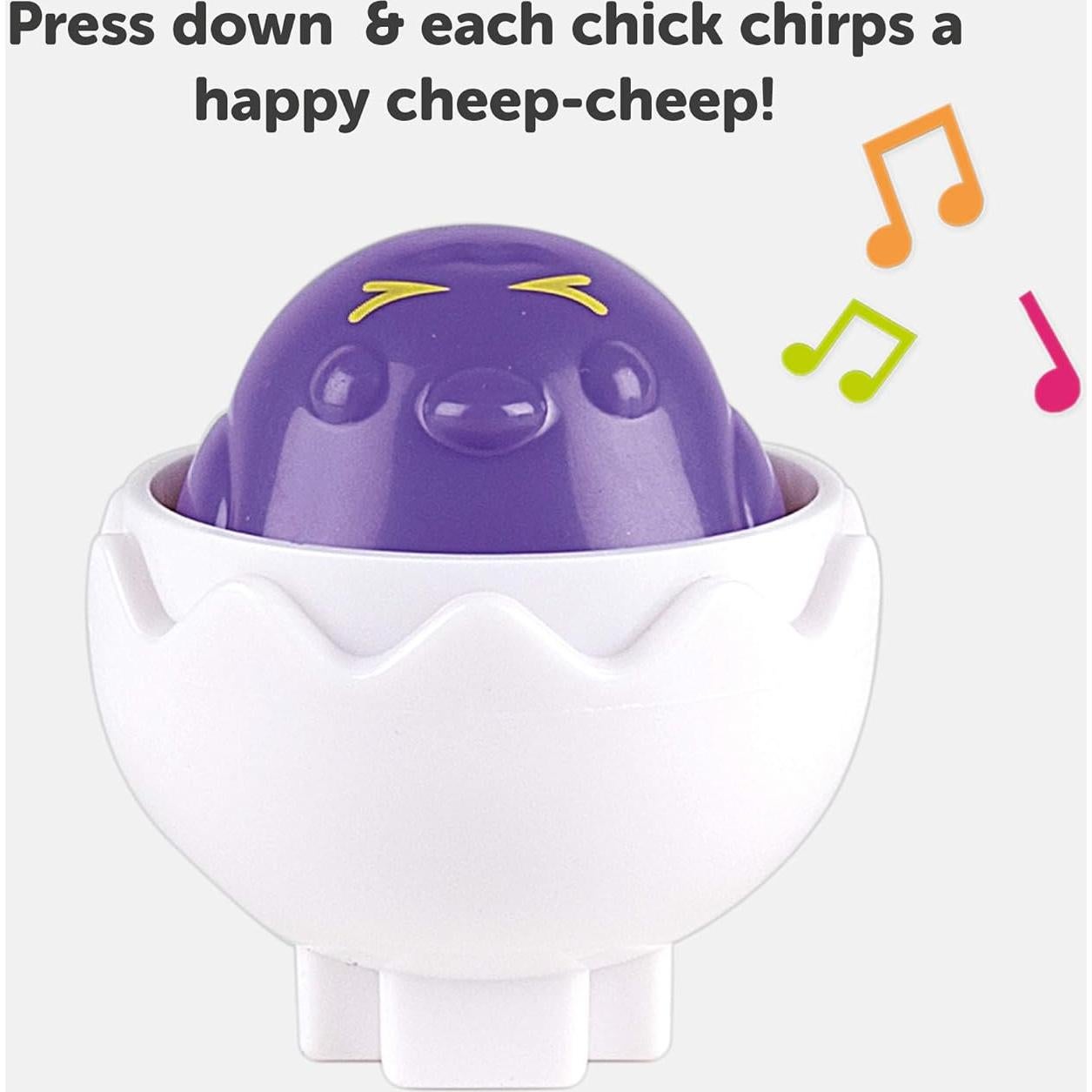 Juguete Educativo TOMY Toomies Huevos Chirriantes 6 Piezas