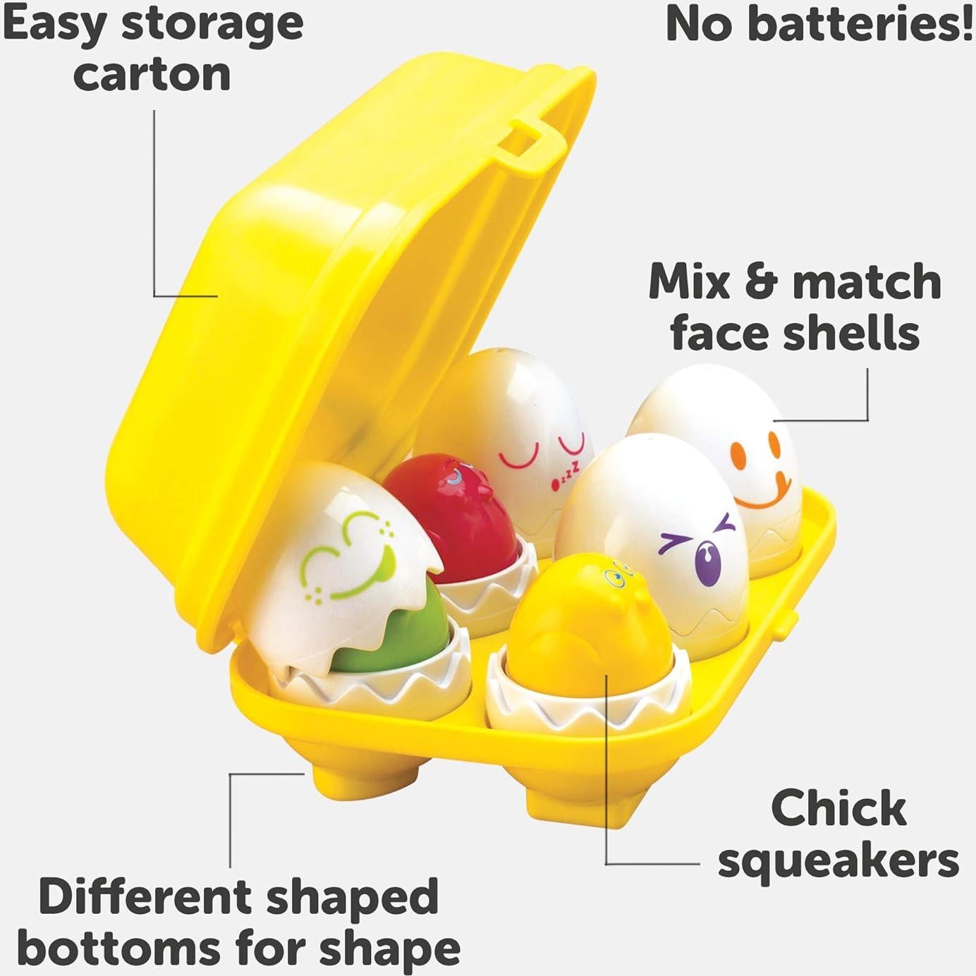 Juguete Educativo TOMY Toomies Huevos Chirriantes 6 Piezas