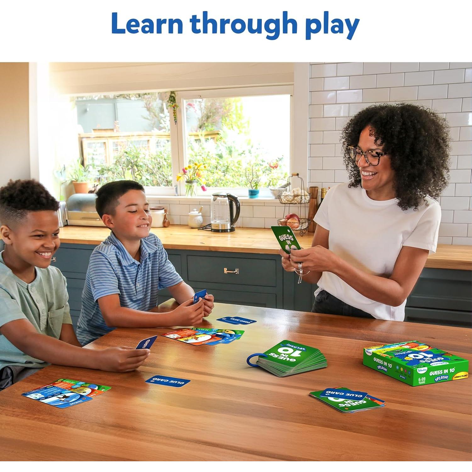 Juego de Cartas Skillmatics Adivina en 10 Splash Impermeable