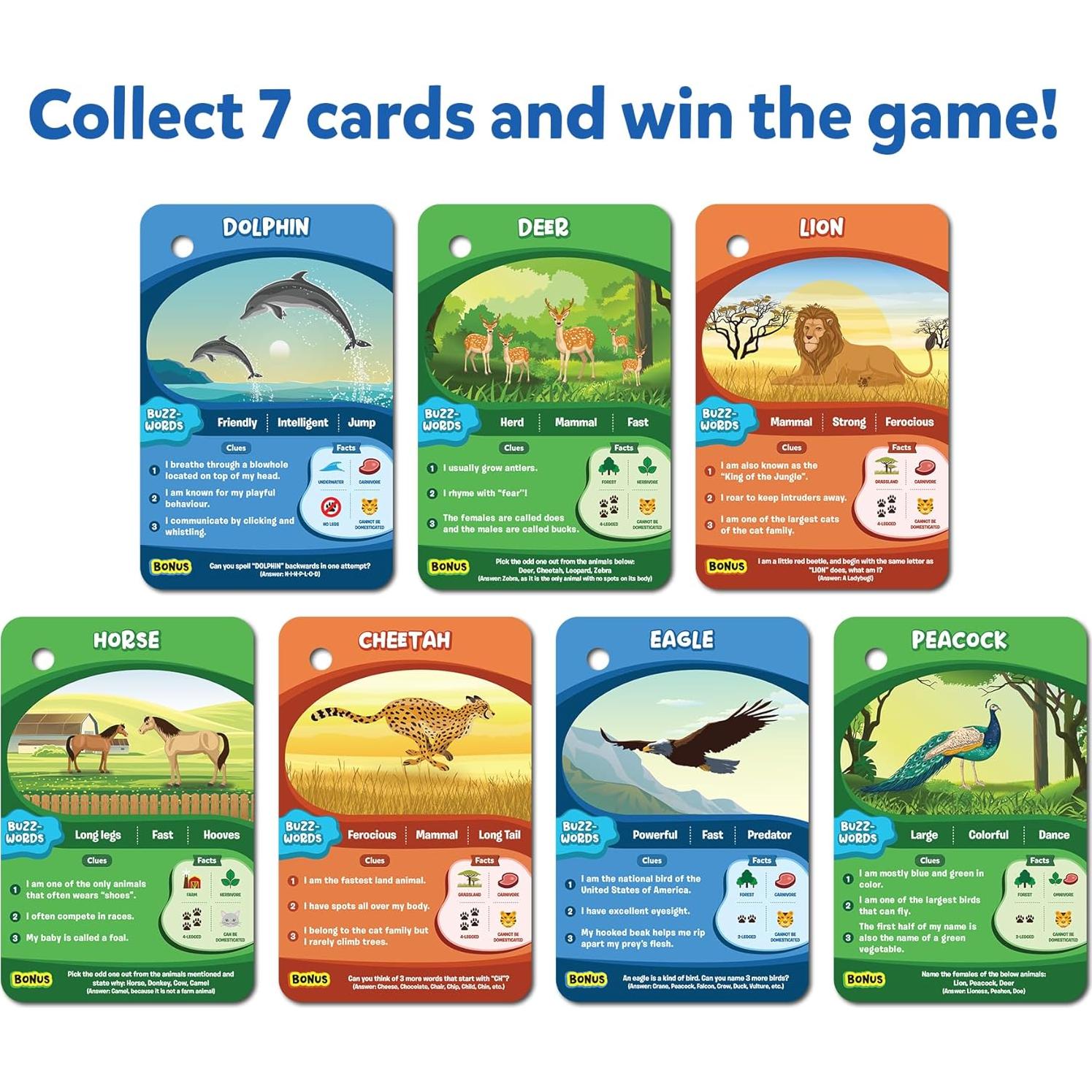 Juego de Cartas Skillmatics Adivina en 10 Splash Impermeable