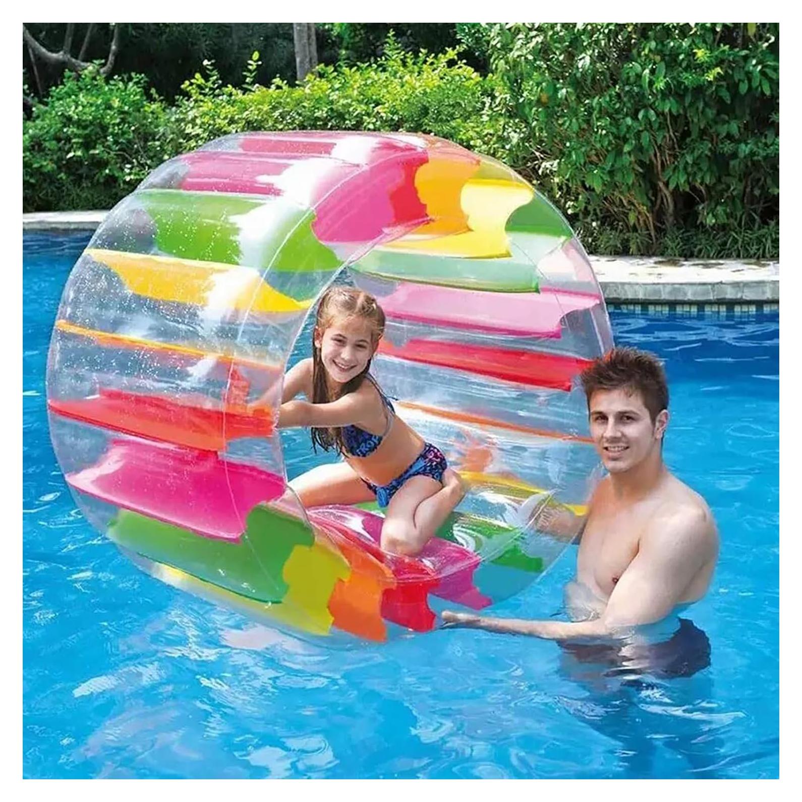 Flotador Inflable MorTime 101.6 cm Rueda de Agua Colorida