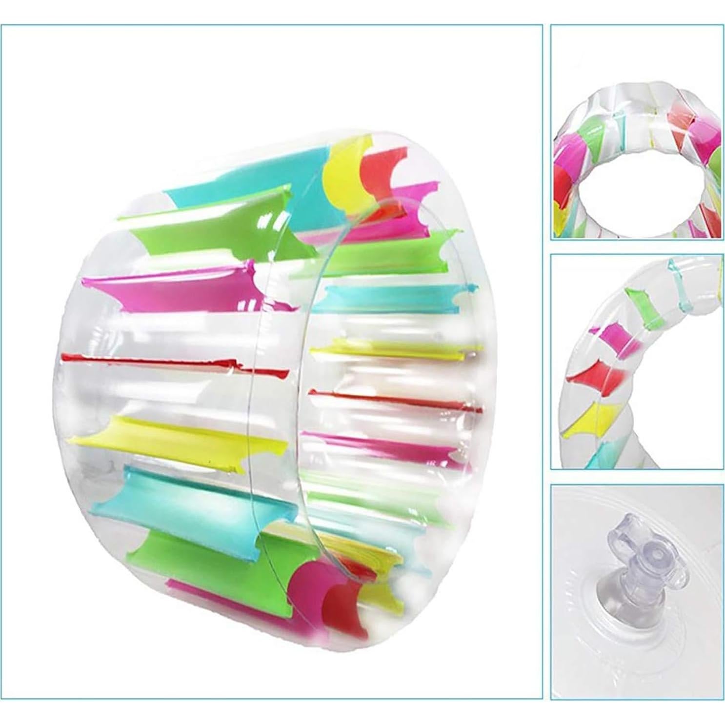 Flotador Inflable MorTime 101.6 cm Rueda de Agua Colorida