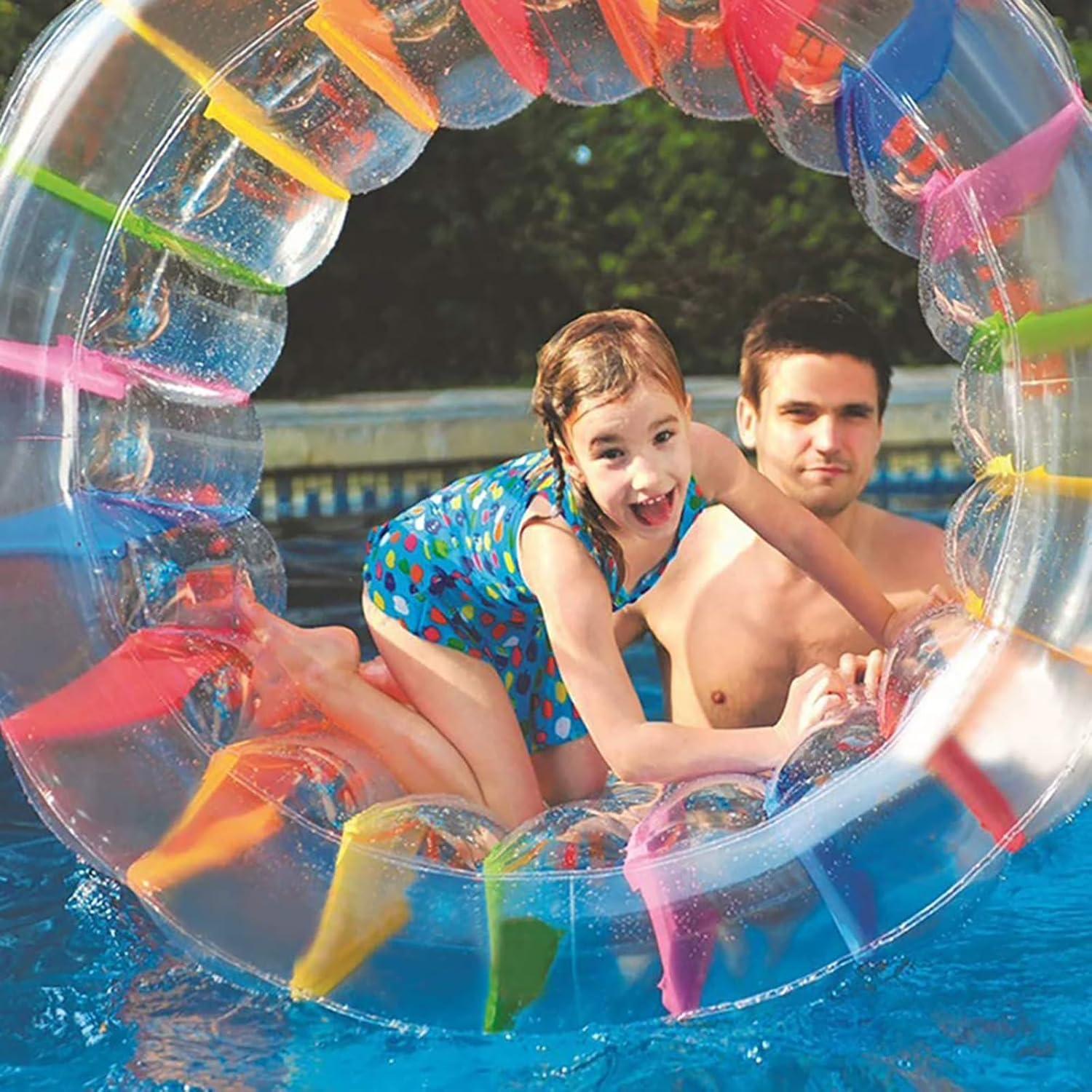 Flotador Inflable MorTime 101.6 cm Rueda de Agua Colorida