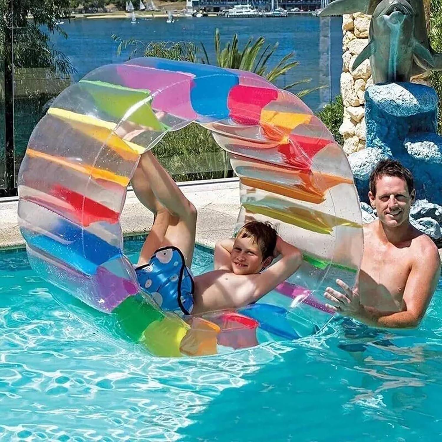 Flotador Inflable MorTime 101.6 cm Rueda de Agua Colorida