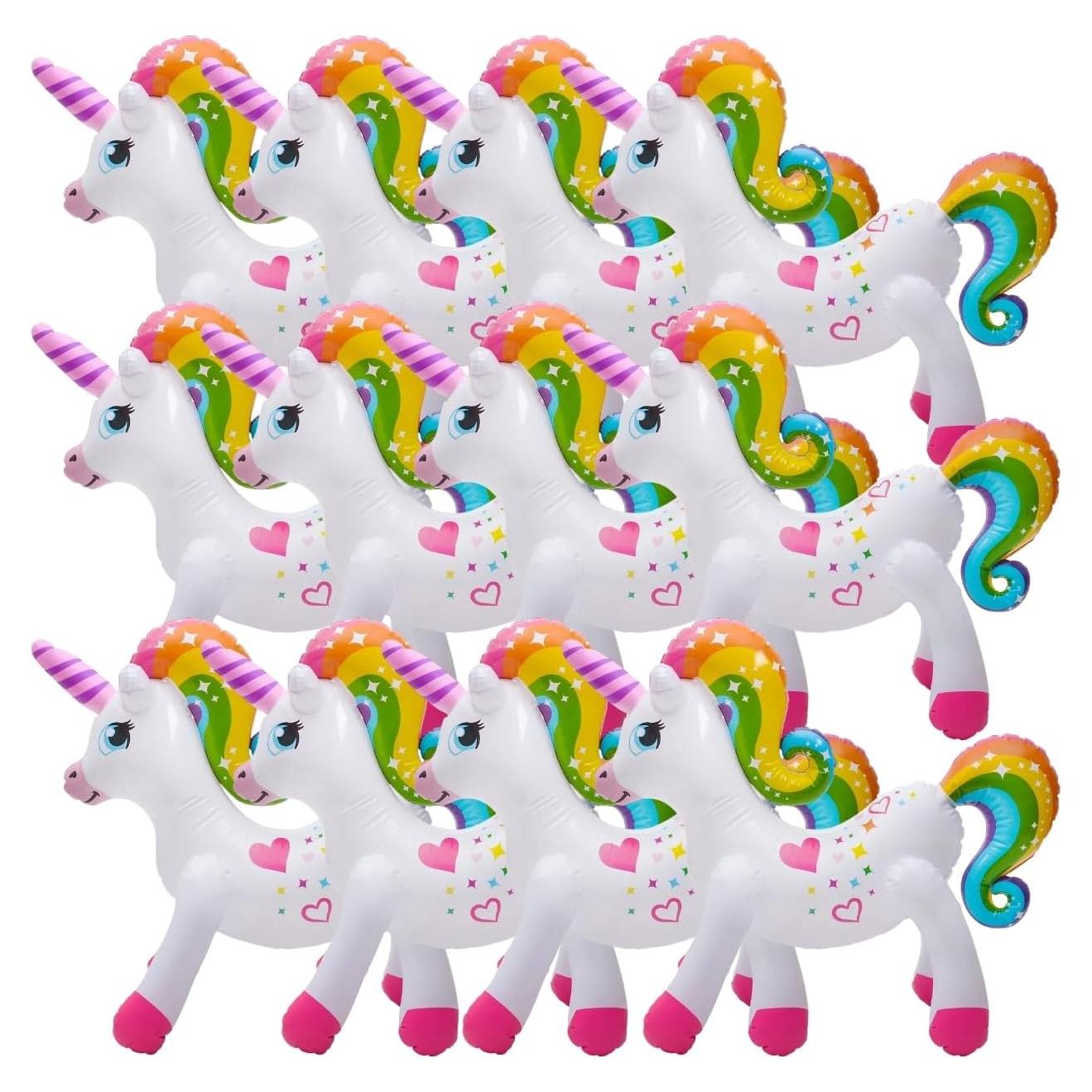 Unicornio Inflable Arcoíris 61 cm Novelties de Rhode Island