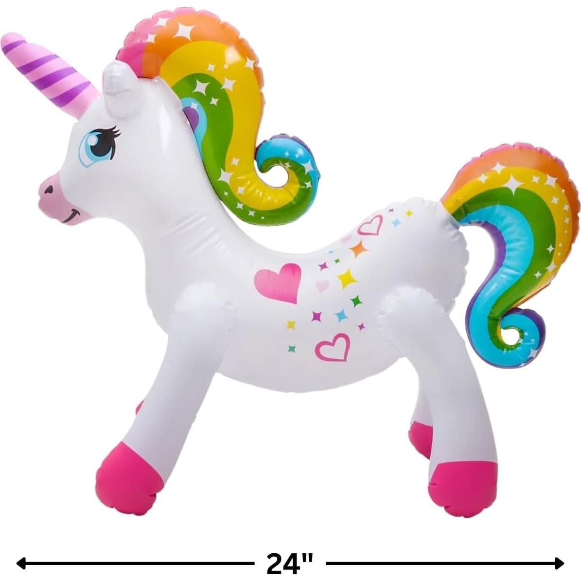 Unicornio Inflable Arcoíris 61 cm Novelties de Rhode Island