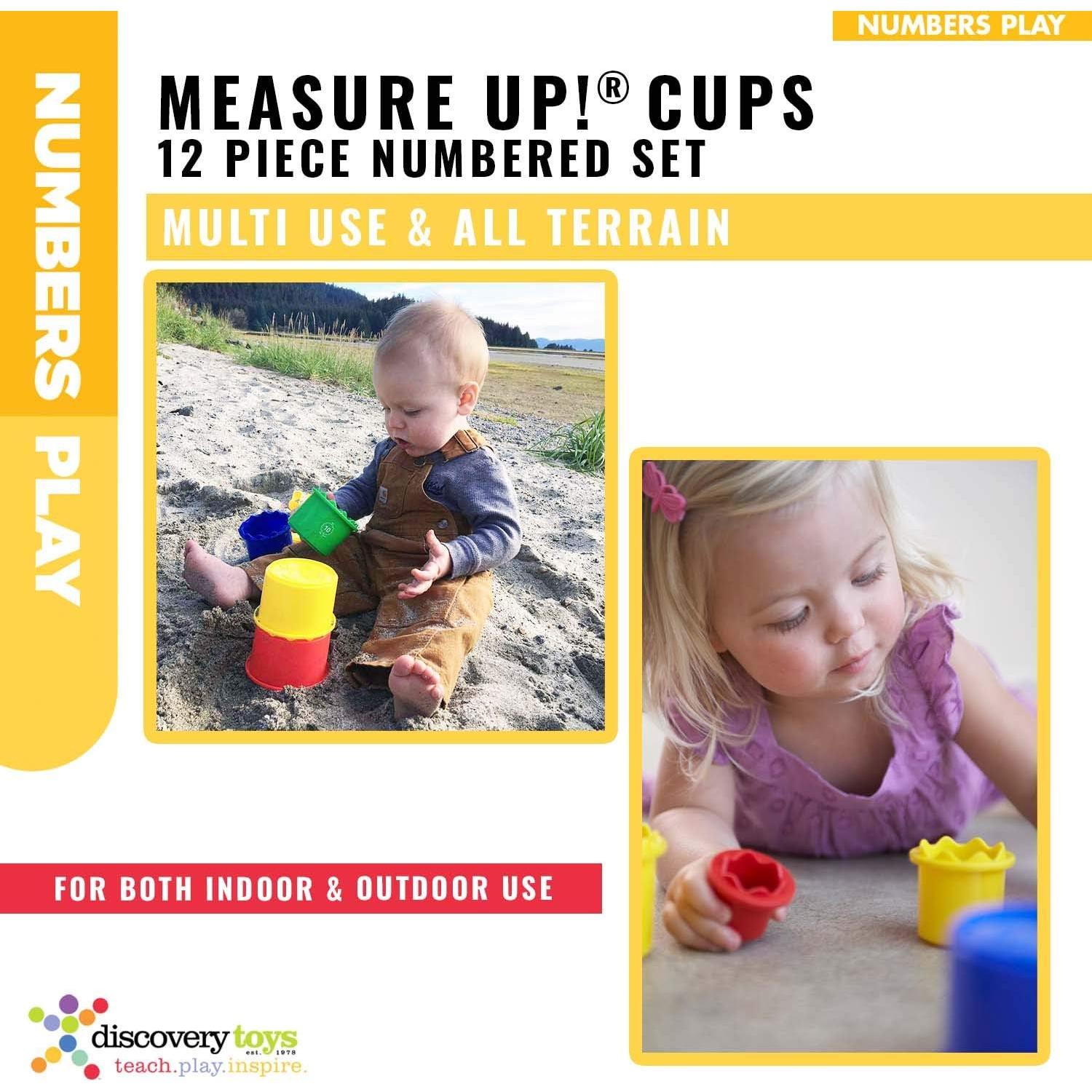 Juego educativo Discovery Toys Measure UP! 12 tazas apilables