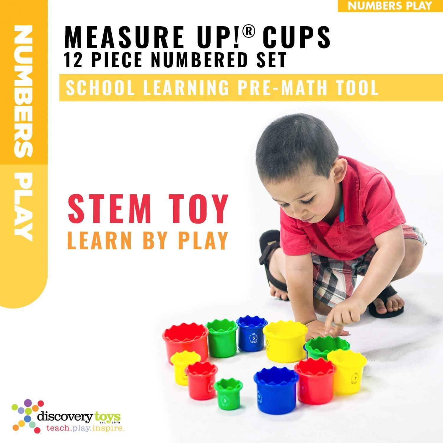 Juego educativo Discovery Toys Measure UP! 12 tazas apilables