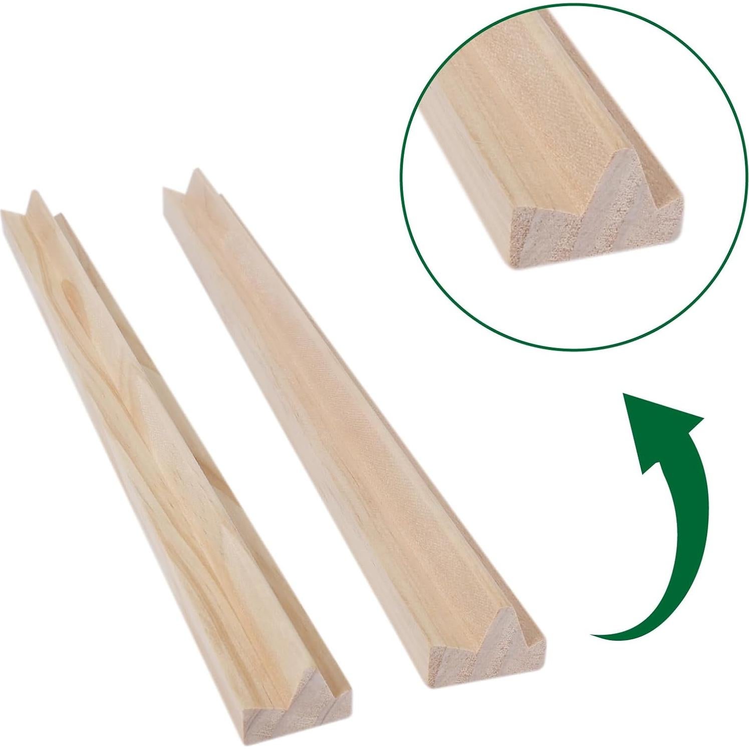 Set de 4 Soportes de Madera para Mahjong GOTHINK 38.1x3.05 cm
