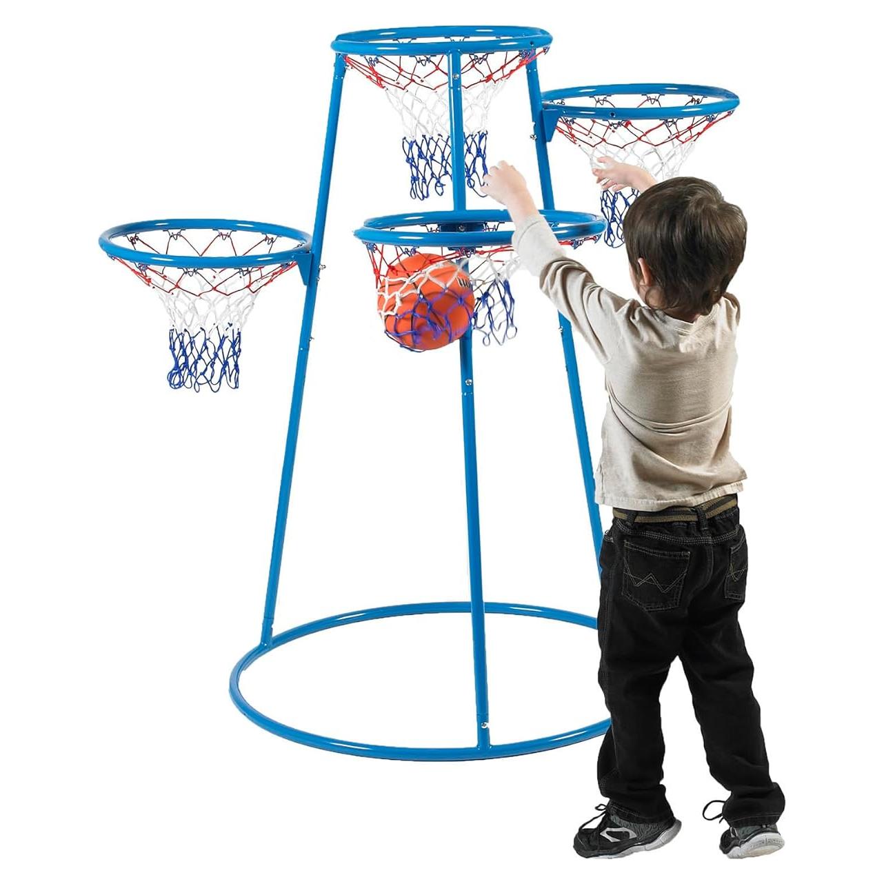 Juego de Baloncesto Infantil 4 Aros Children's Factory - Interior/Exterior