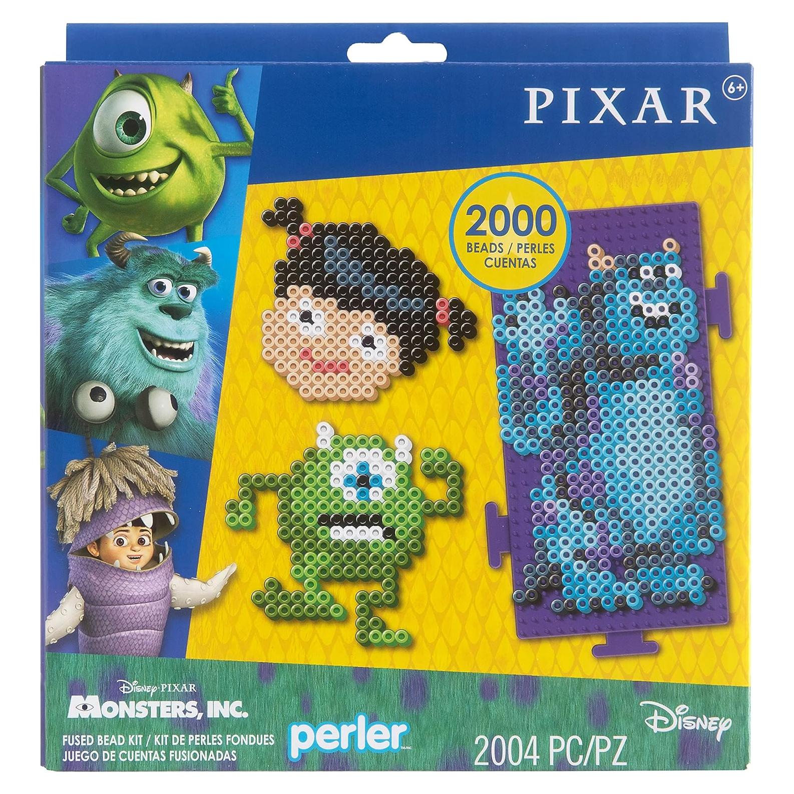 Kit de Cuentas de Fusión Perler Disney Pixar Monsters Inc 2000 Piezas