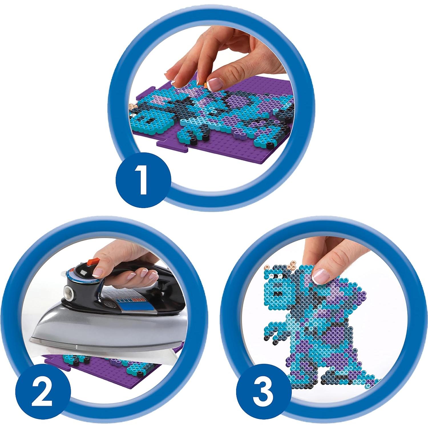 Kit de Cuentas de Fusión Perler Disney Pixar Monsters Inc 2000 Piezas