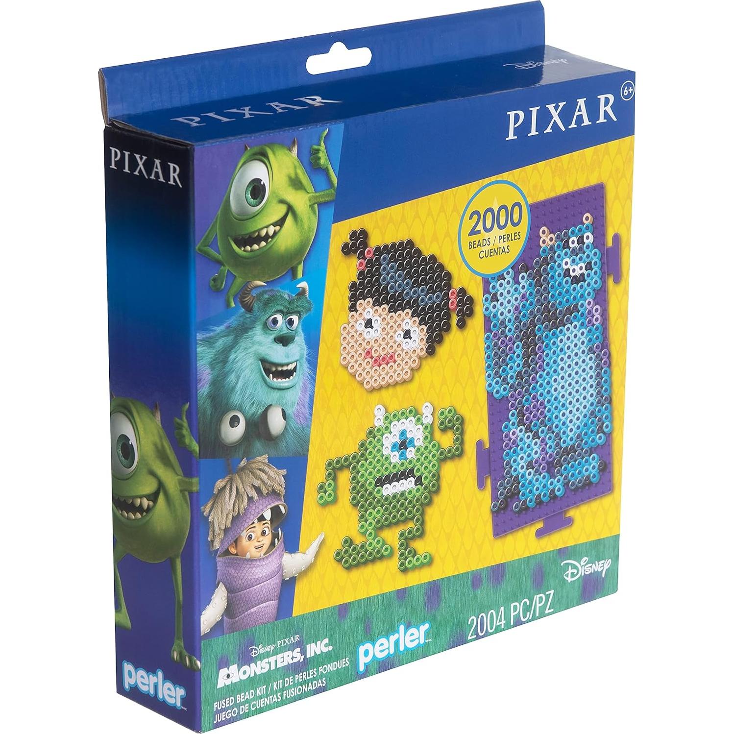 Kit de Cuentas de Fusión Perler Disney Pixar Monsters Inc 2000 Piezas
