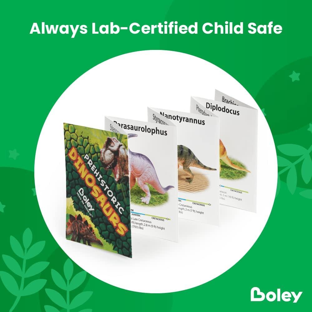 Paquete de 15 Dinosaurios de Juguete Boley - 18 cm