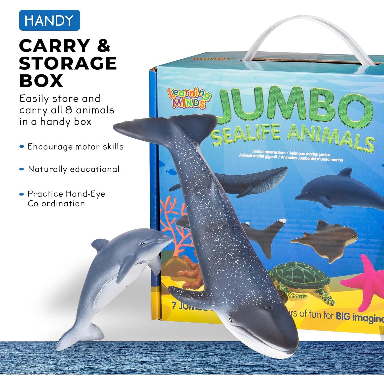 Set de Juguetes Educativos Animales Marinos Learning Minds - 7 Figuras