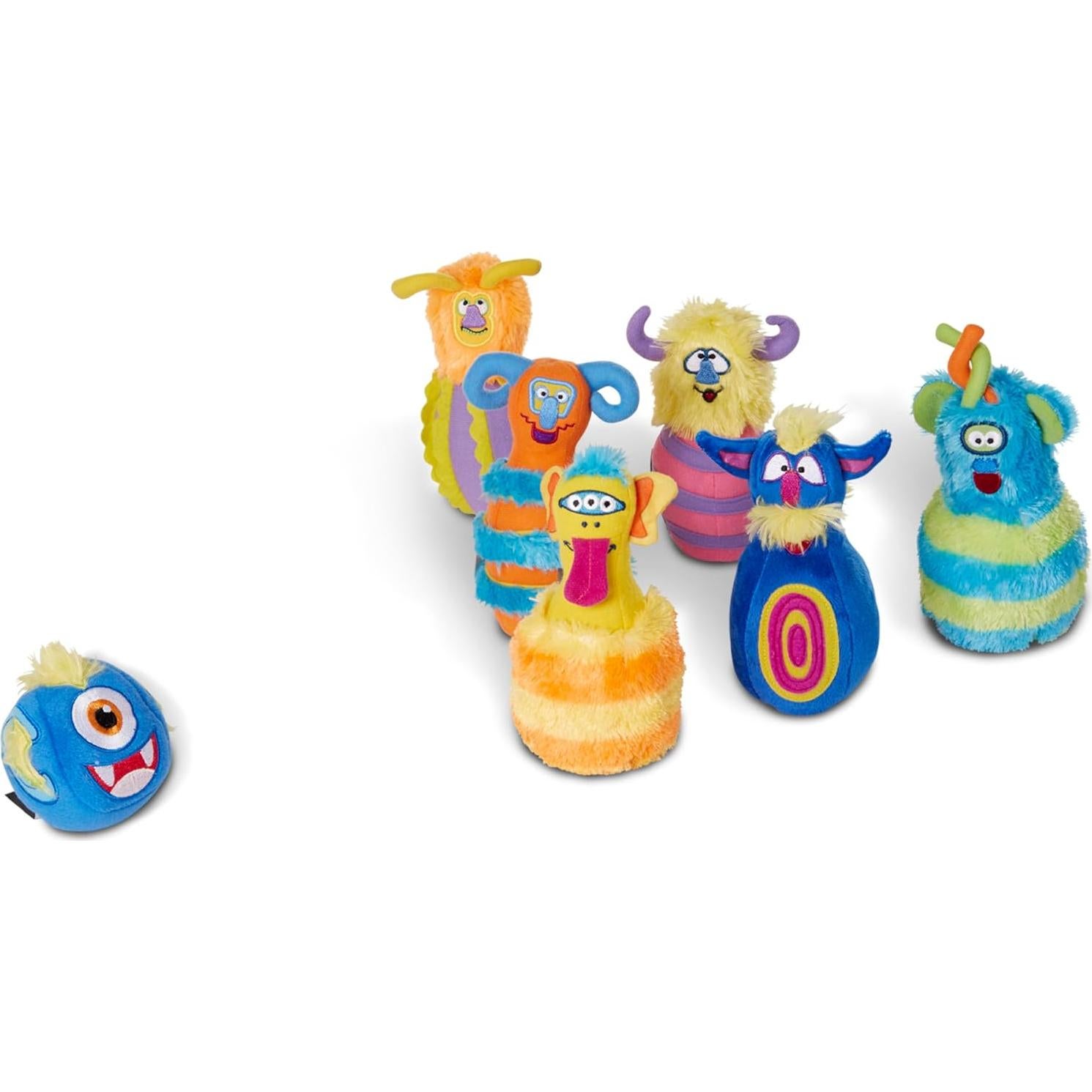 Set de Bolos de Monstruo Peludo Melissa & Doug - 8 Piezas