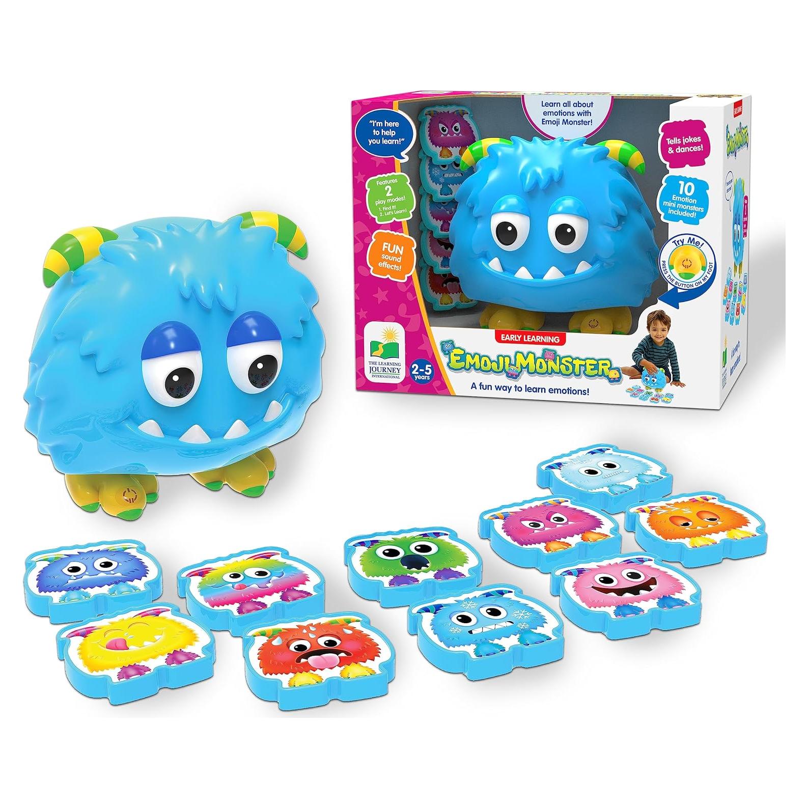 Monstruo Emoji - Juguete Educativo para Niños 2 a 5 Años