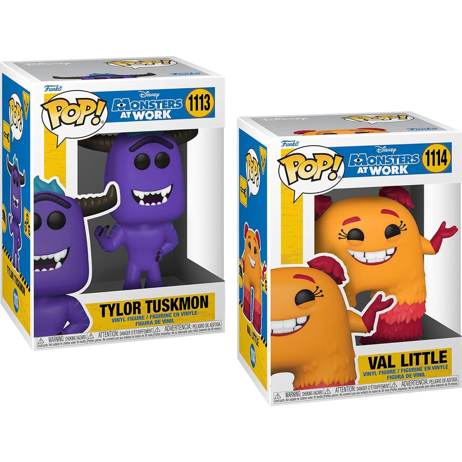Funko POP! Disney Monsters at Work - Tylor y Val 9.5 cm