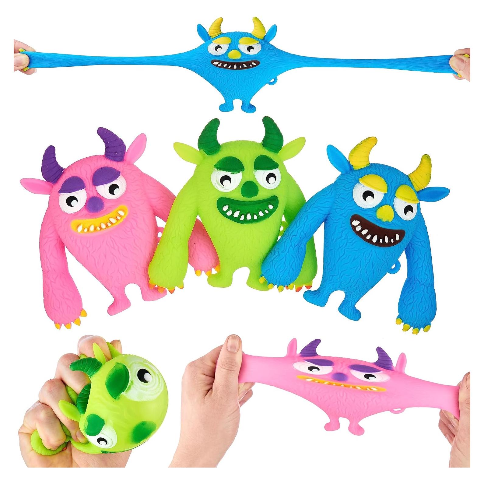 Juguetes Antiestrés Monstruo Squishy 3 Piezas Almar