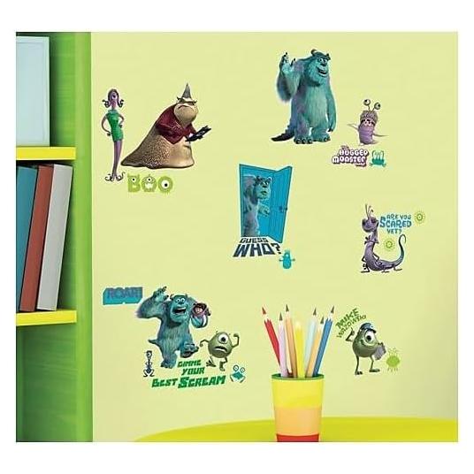 Adhesivos de Pared Monsters Inc Disney RoomMates 31 Piezas